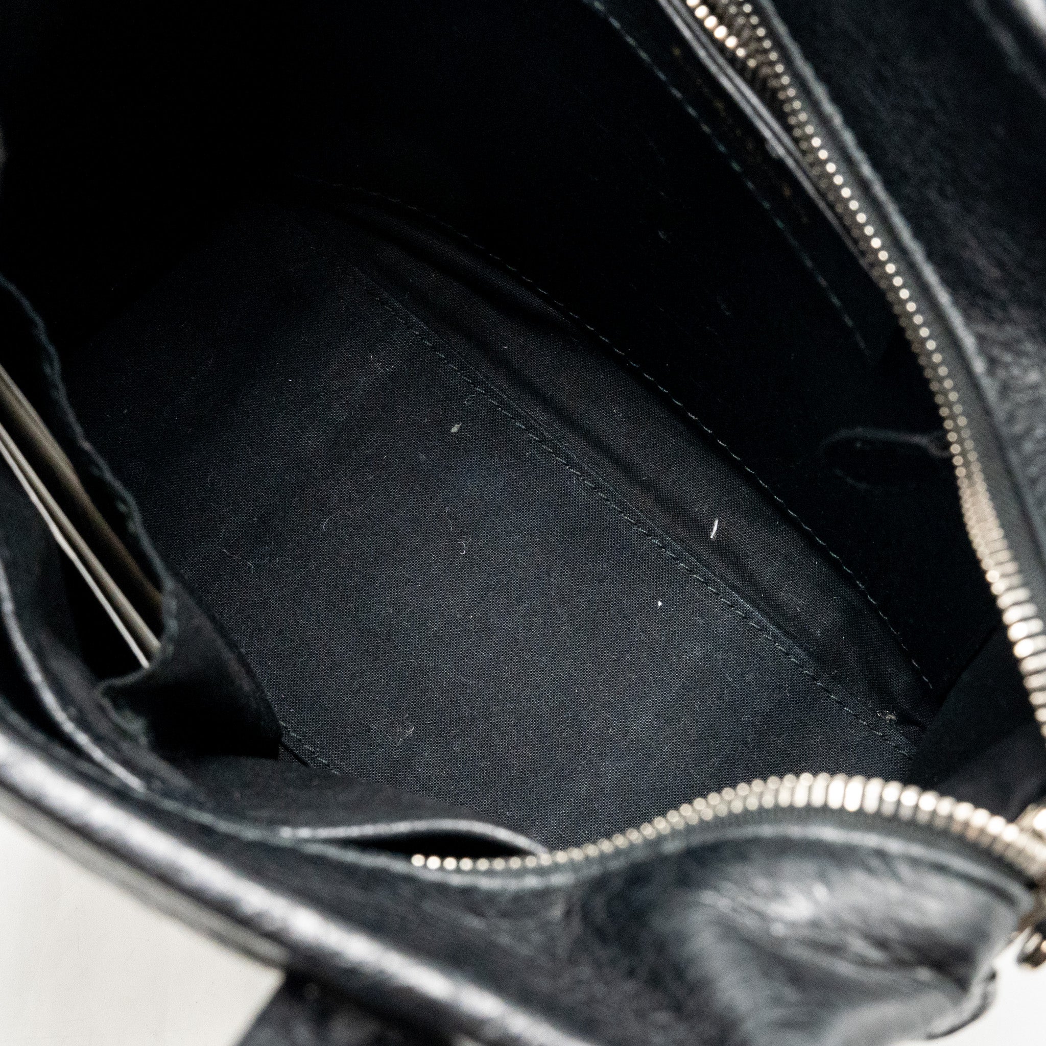 Balenciaga Bazar Mini Shopper/Tote Bag Crackled Calfskin Black SHW - Image 13