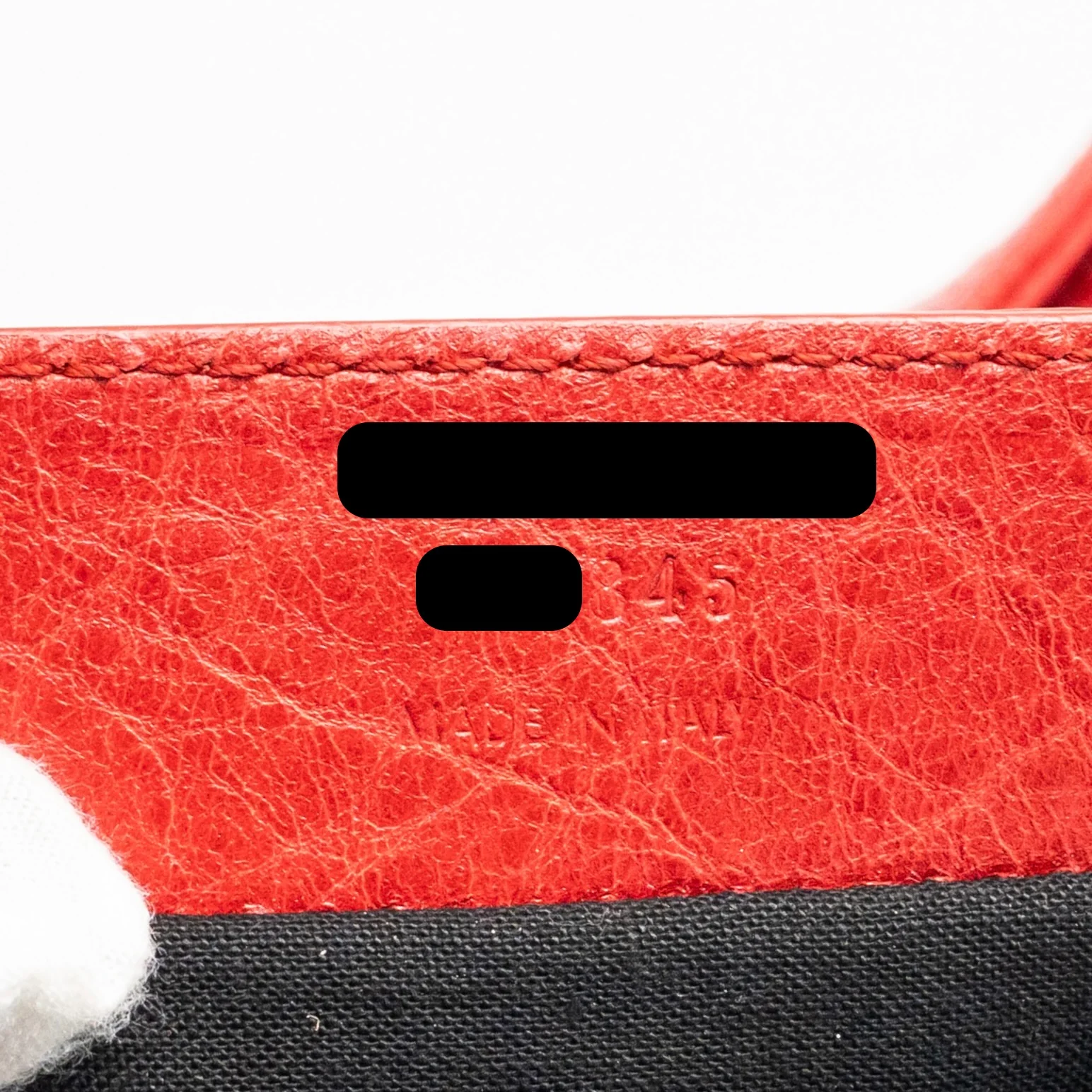 Balenciaga City Fold Clutch Leather Red GHW - Image 13