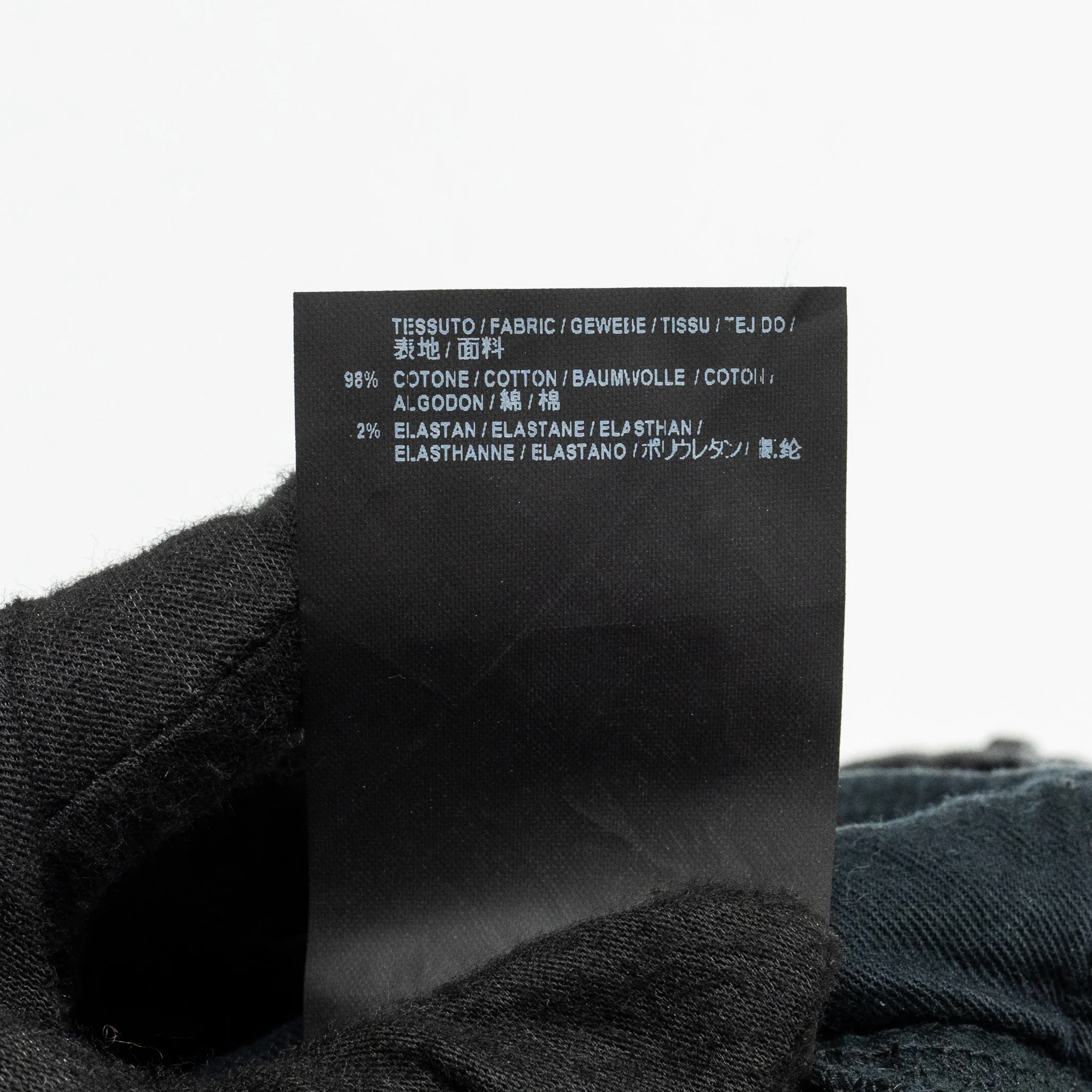 Balenciaga Size 26 Denim Jeans Cotton Black - Image 10