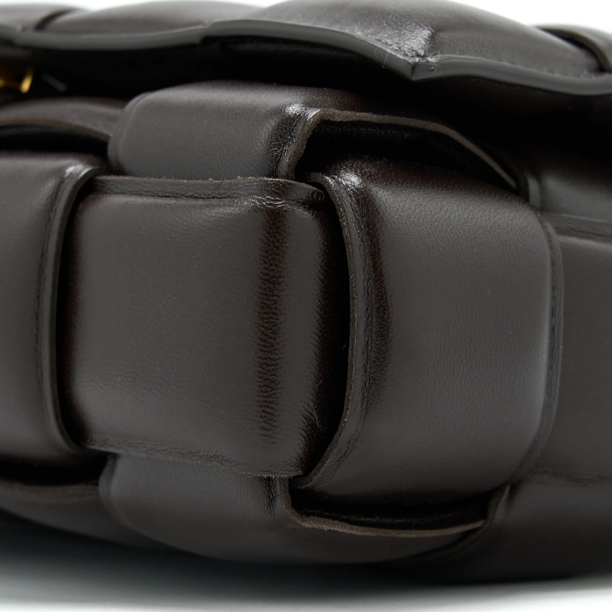 Bottega Veneta Chain Cassette Bag Dark Brown GHW - Image 10