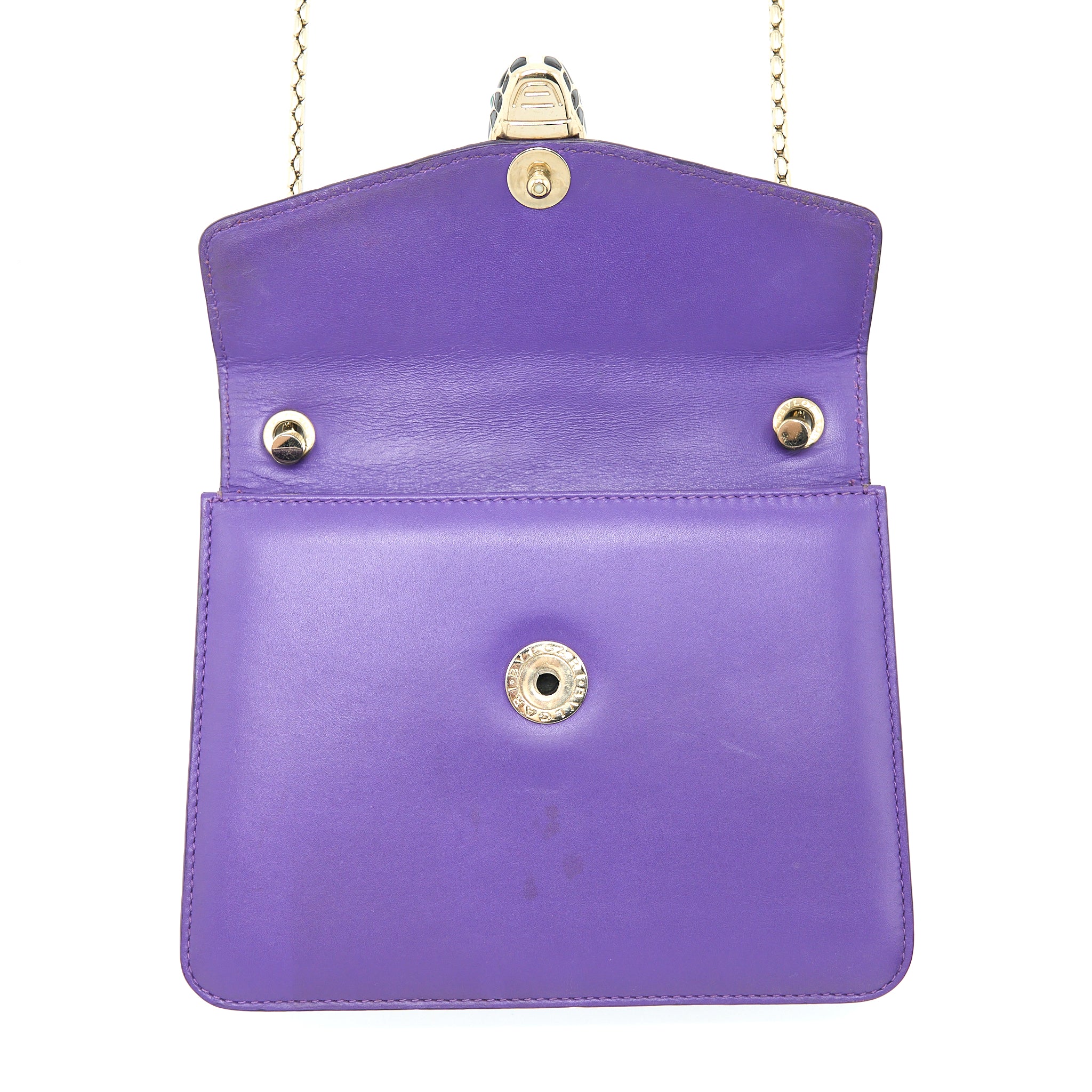 Bvlgari Serpenti Forever Bag Crystal Galuchar Purple LGHW - Image 11