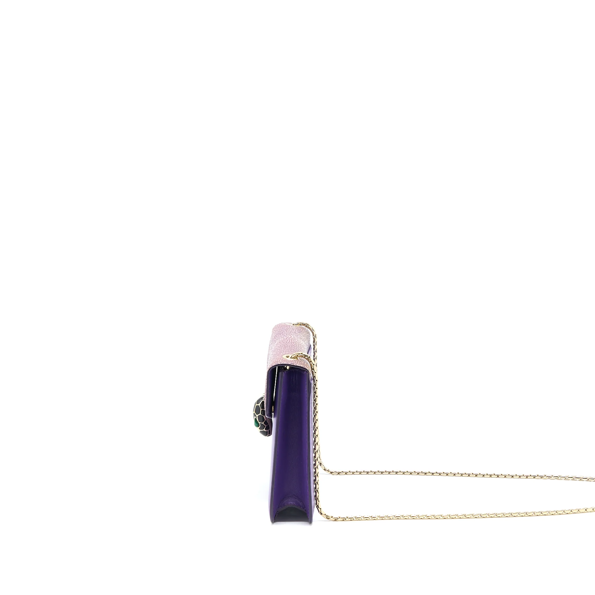 Bvlgari Serpenti Forever Bag Crystal Galuchar Purple LGHW - Image 3