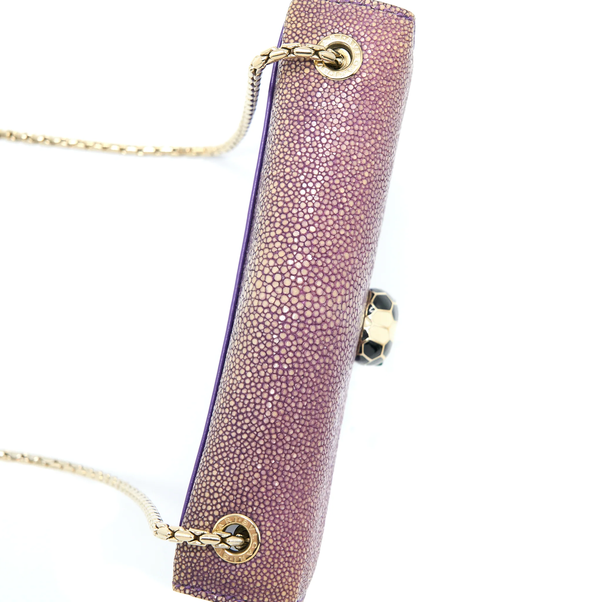 Bvlgari Serpenti Forever Bag Crystal Galuchar Purple LGHW - Image 6