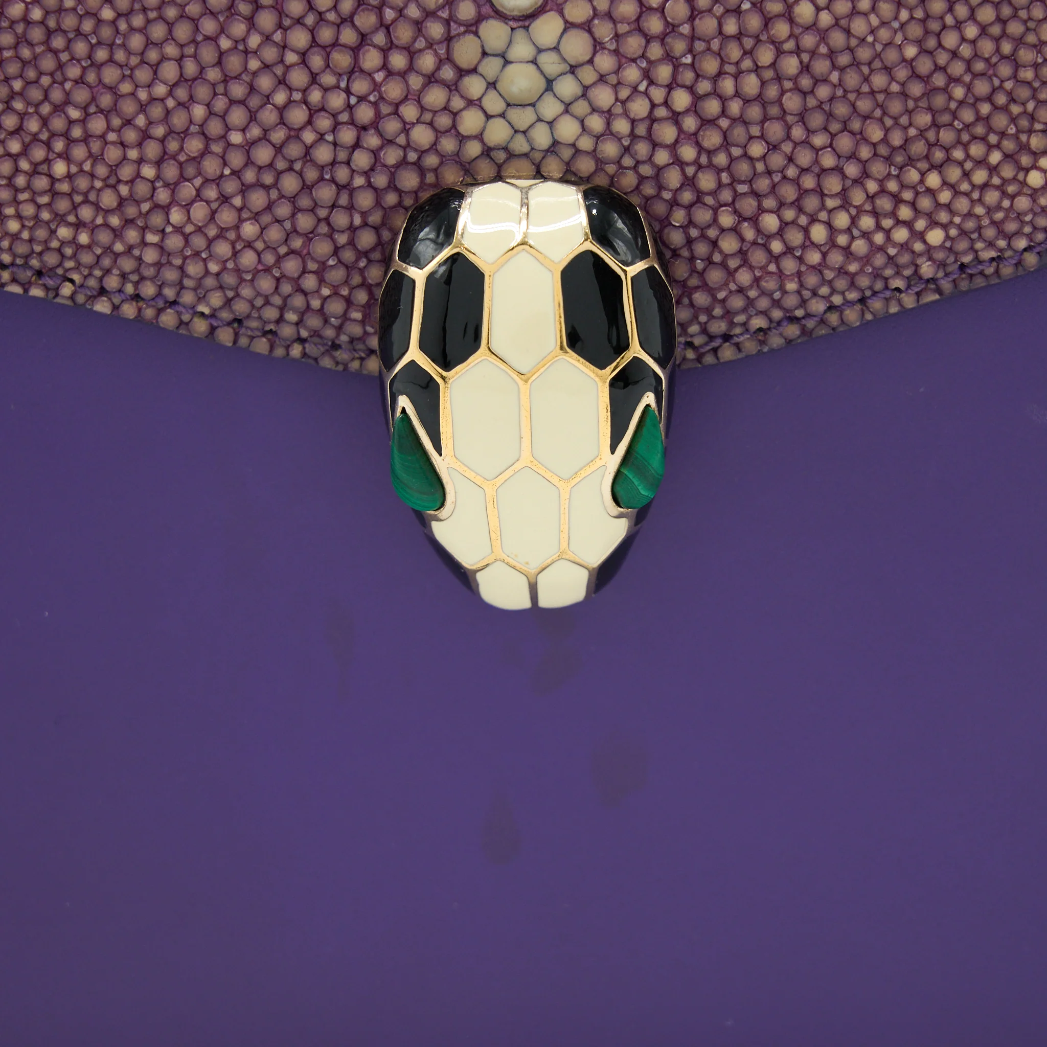 Bvlgari Serpenti Forever Bag Crystal Galuchar Purple LGHW - Image 7