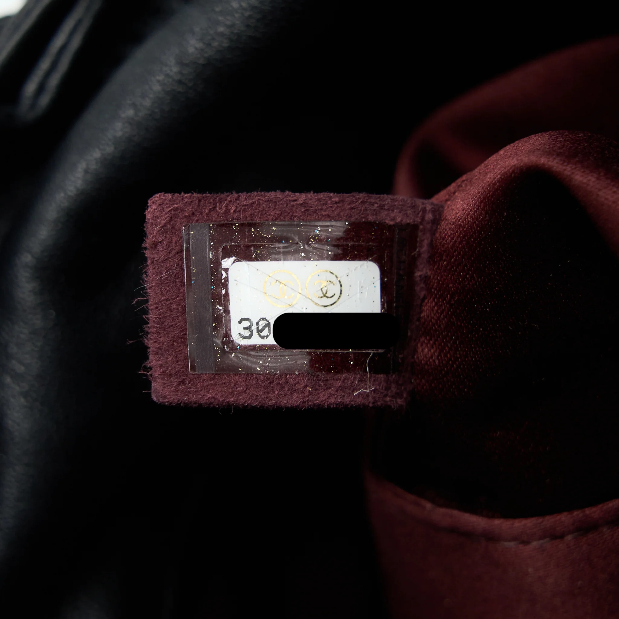 Chanel Bucket Crystal CC Logo Pearl Chain Bag Lambskin Black SHW - Image 12