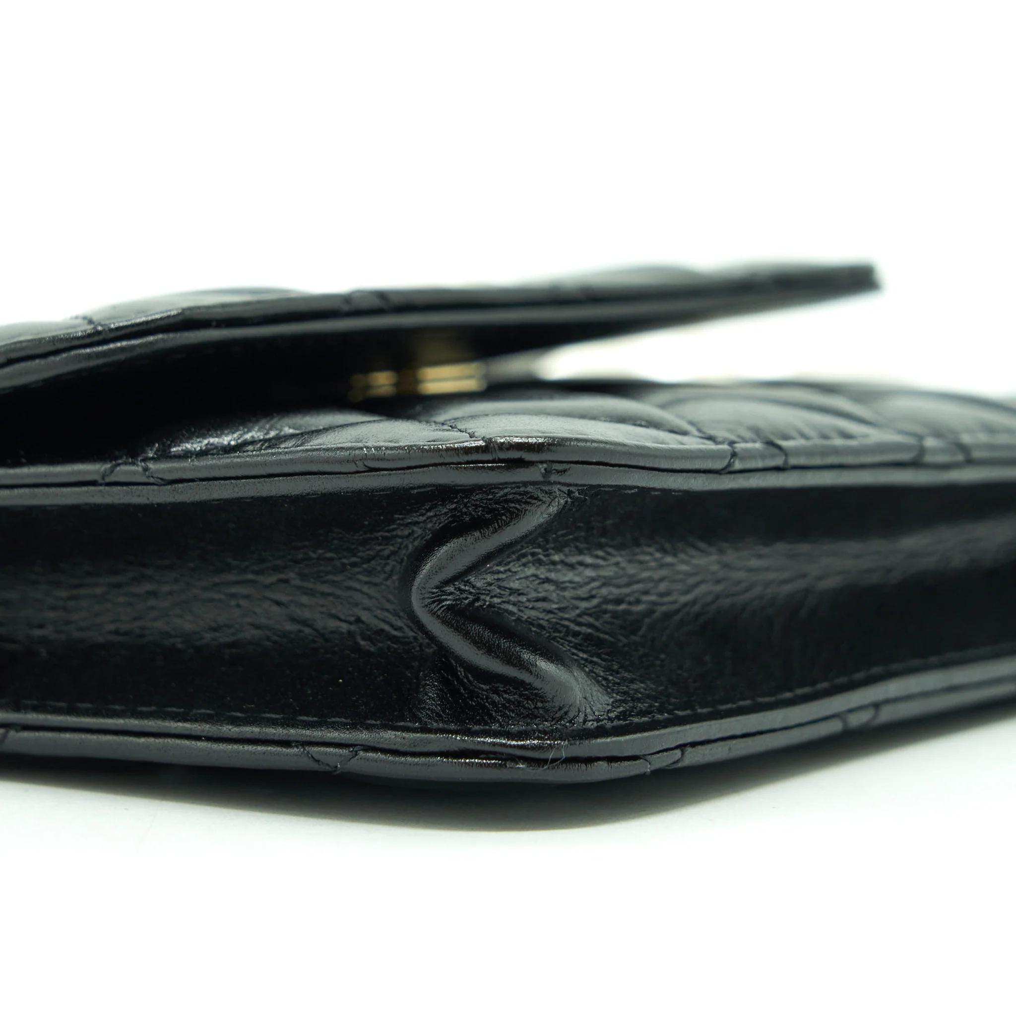 Chanel Giant Pearl Chain Mini Bag Lambskin Black LGHW - Image 5