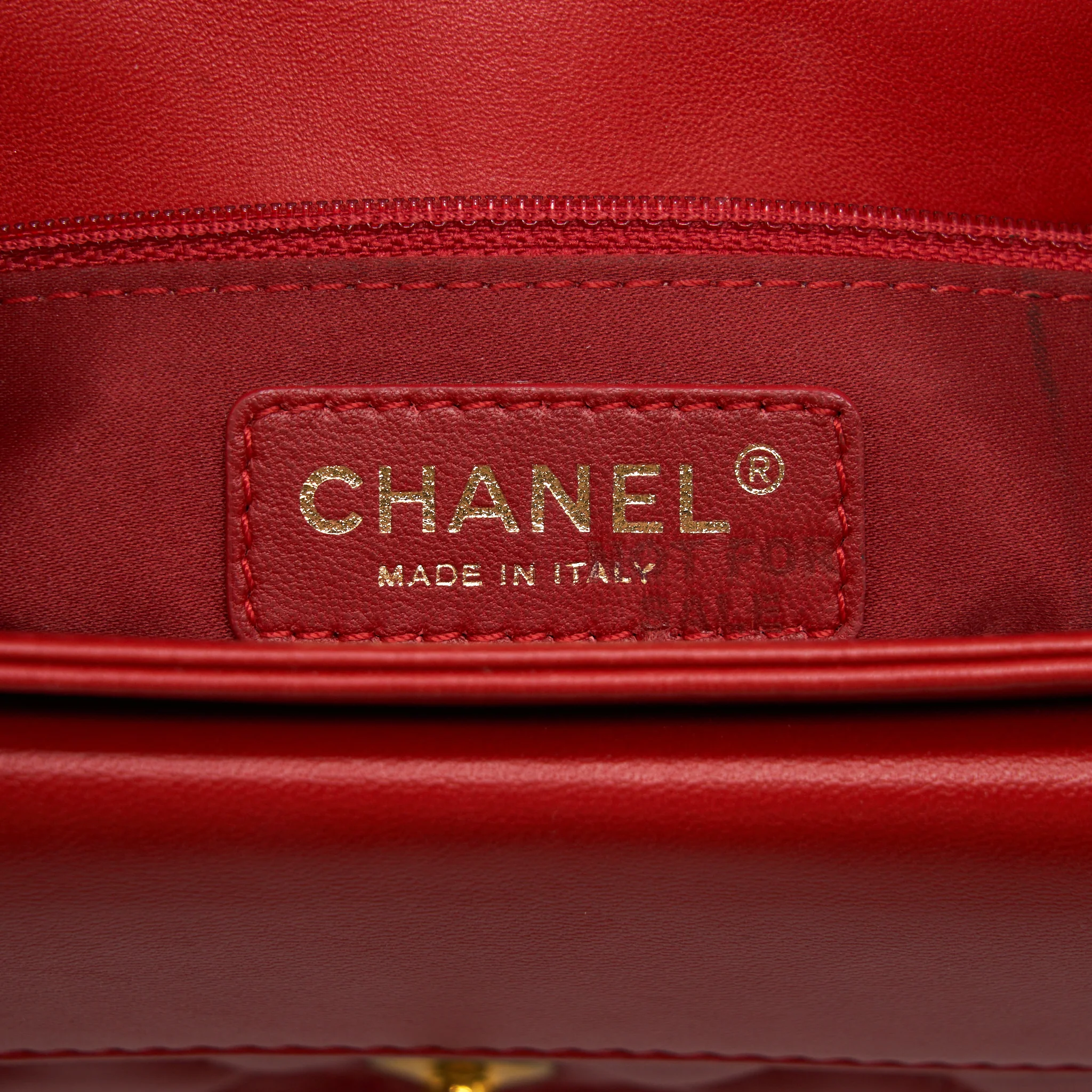 Chanel Now and For ever Cruise Seasonal Lambskin Red GHW - Image 12