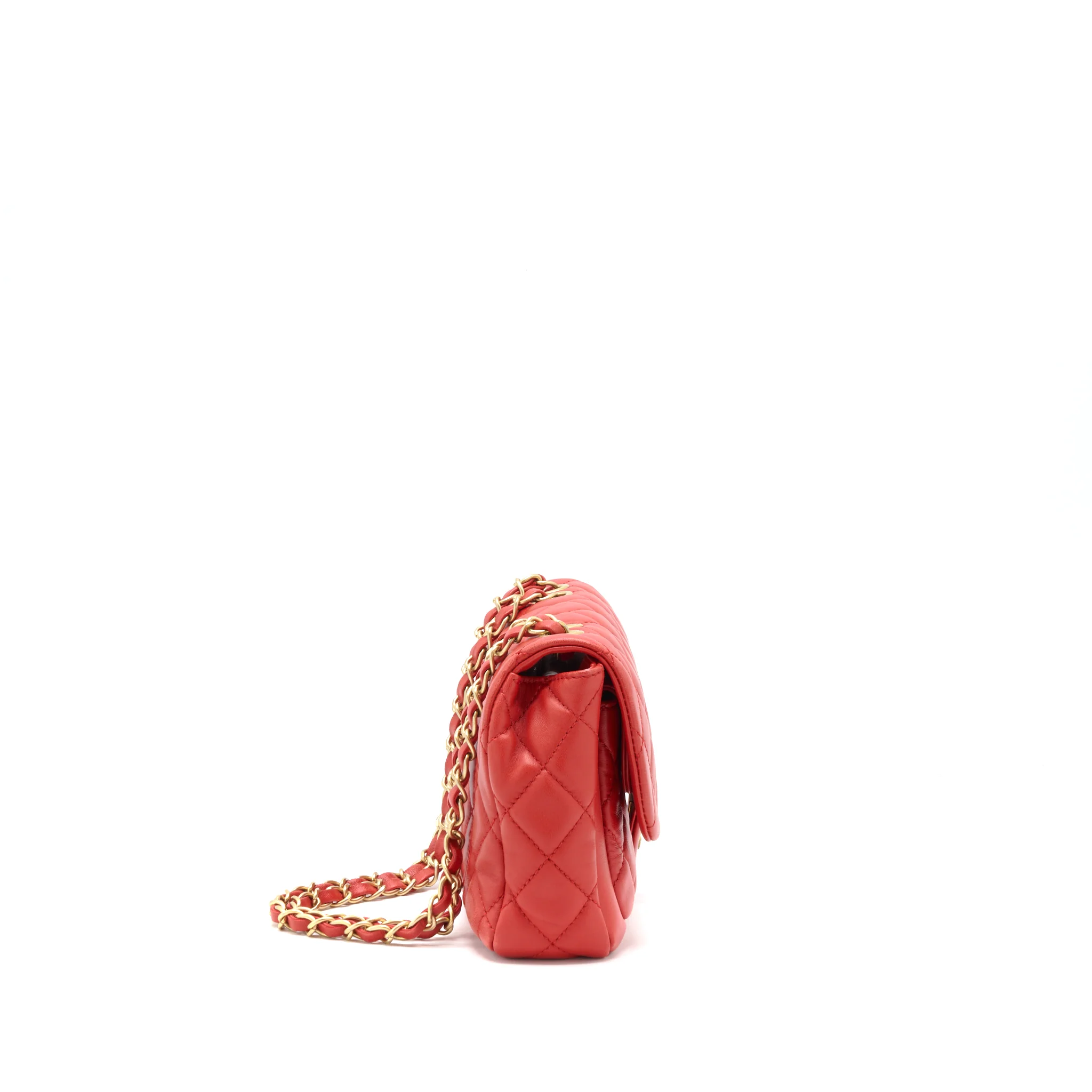 Chanel Now and For ever Cruise Seasonal Lambskin Red GHW - Image 3