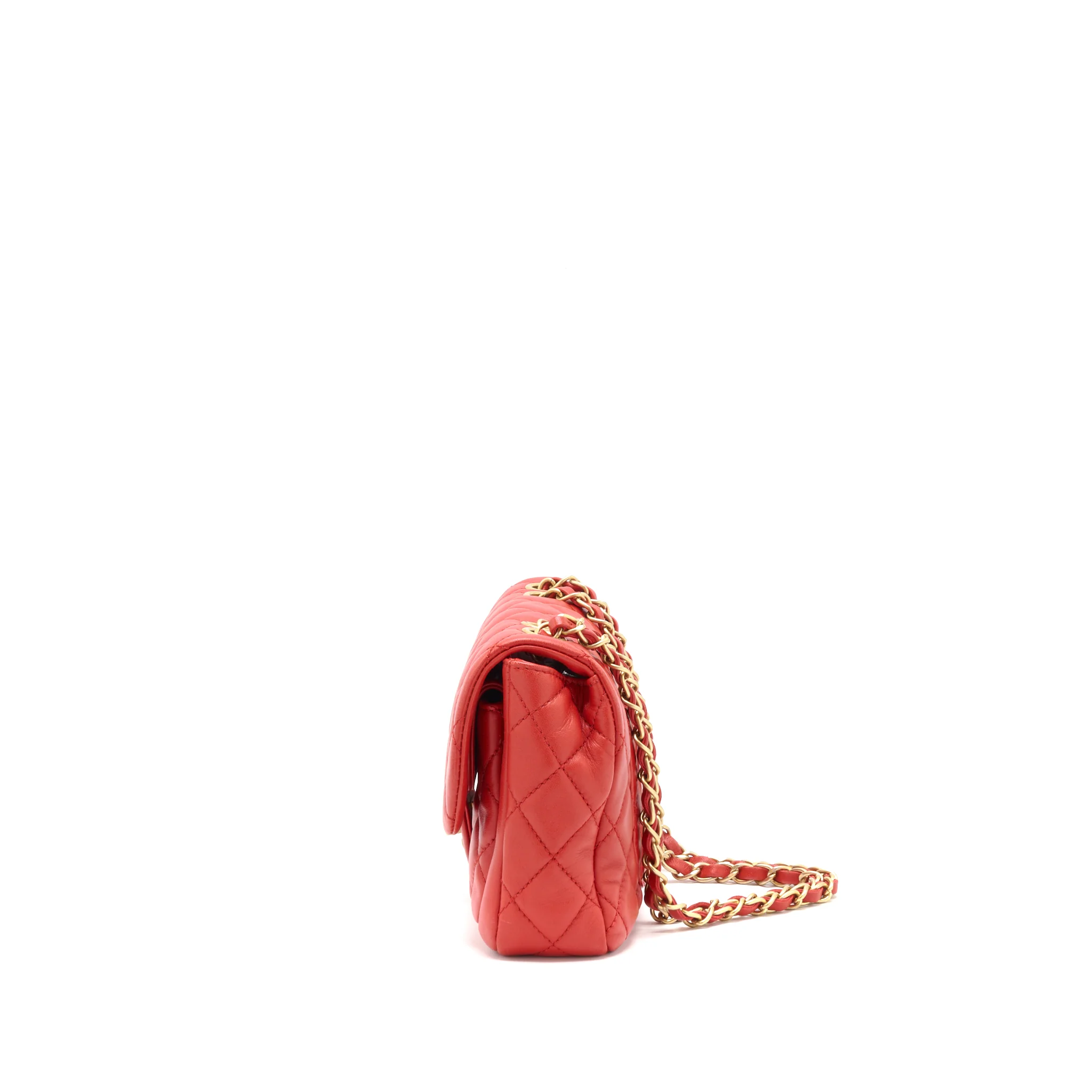 Chanel Now and For ever Cruise Seasonal Lambskin Red GHW - Image 4