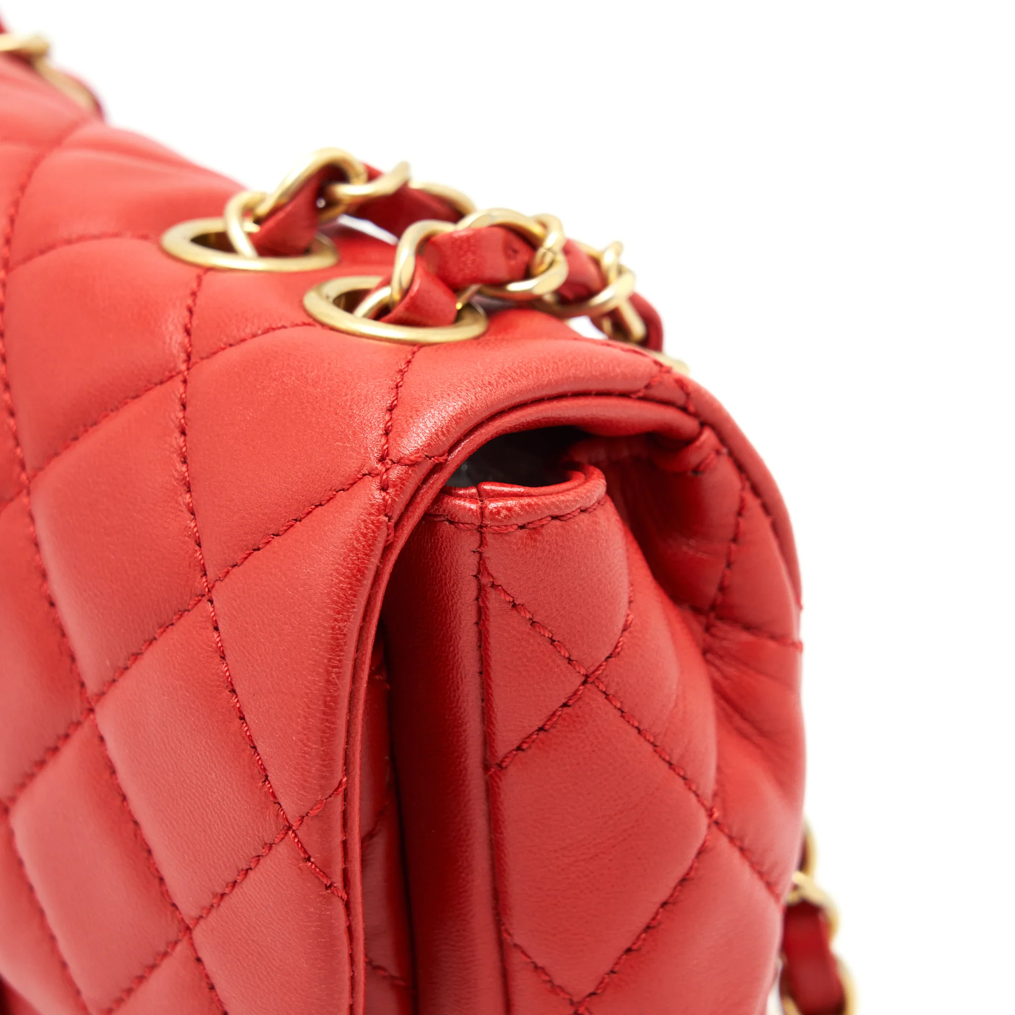Chanel Now and For ever Cruise Seasonal Lambskin Red GHW - Image 9