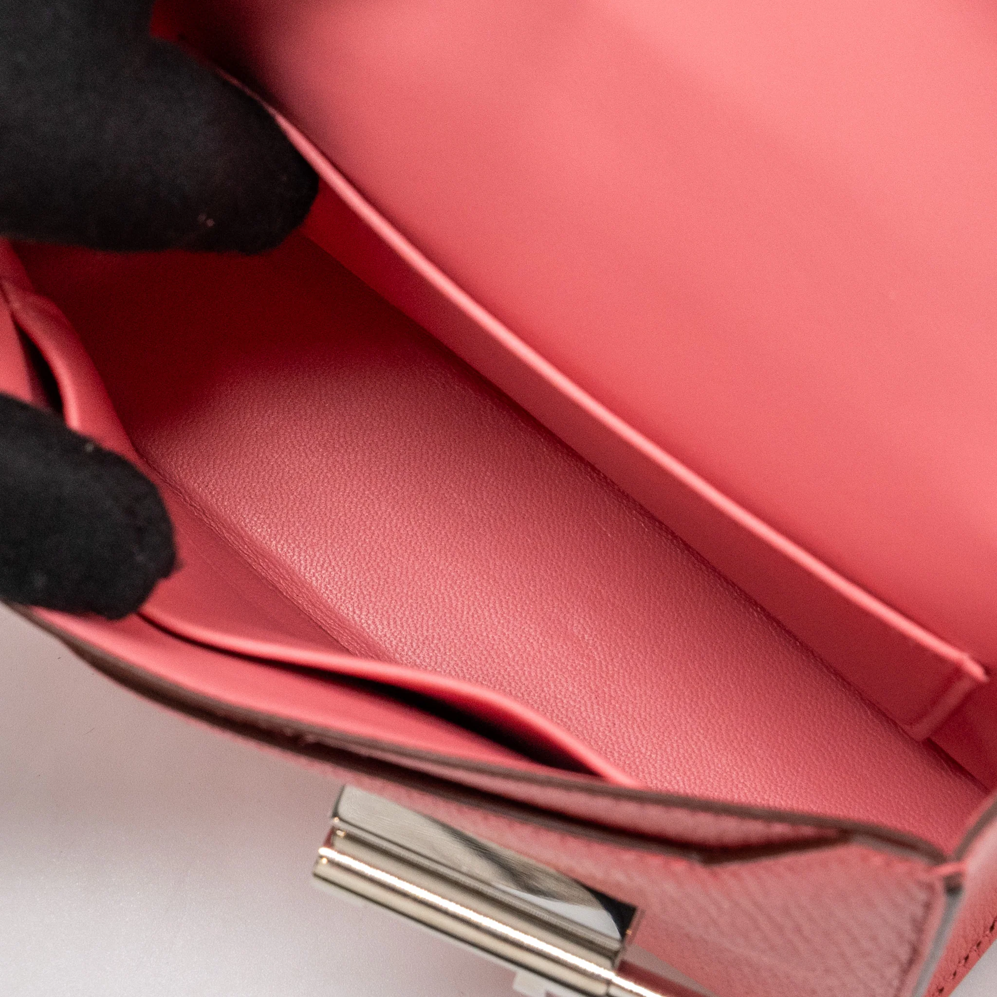 hermes mini verrou chevre mysore rose Ete Multicolor strap SHW stamp D - Image 11