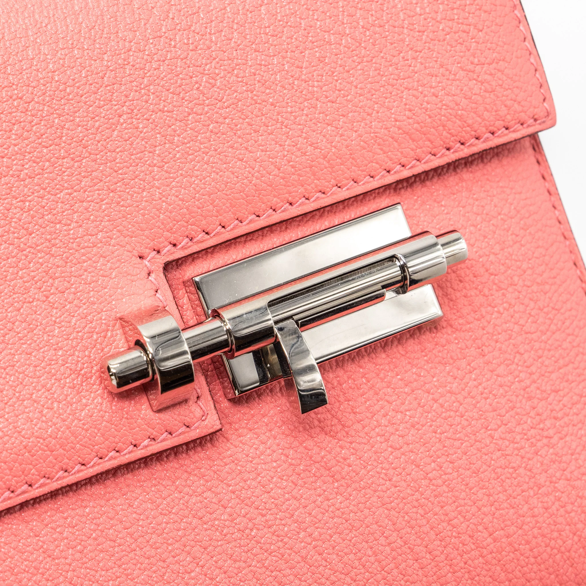 hermes mini verrou chevre mysore rose Ete Multicolor strap SHW stamp D - Image 8