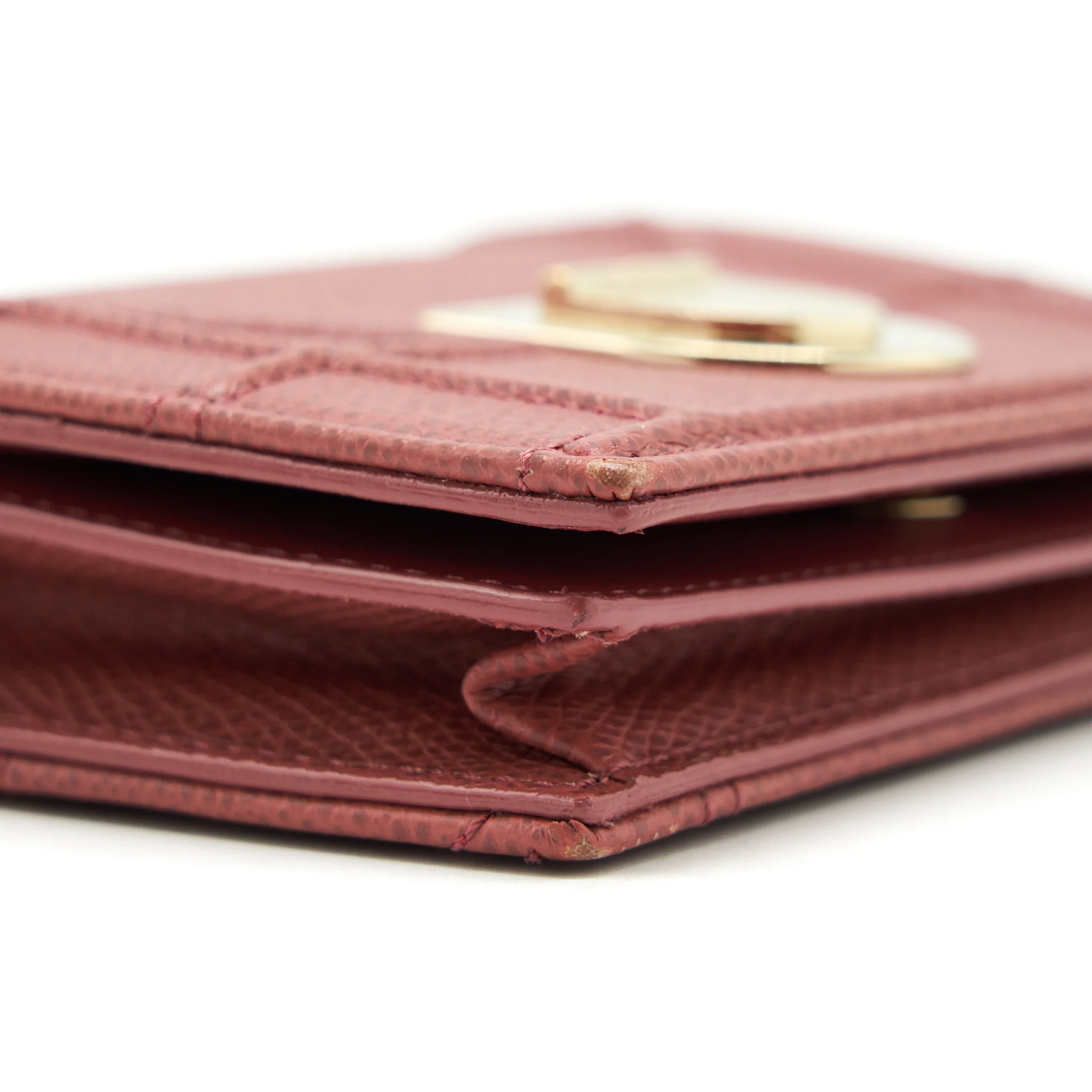 Dior Diorama Small Wallet Dark pink LGHW - Image 5