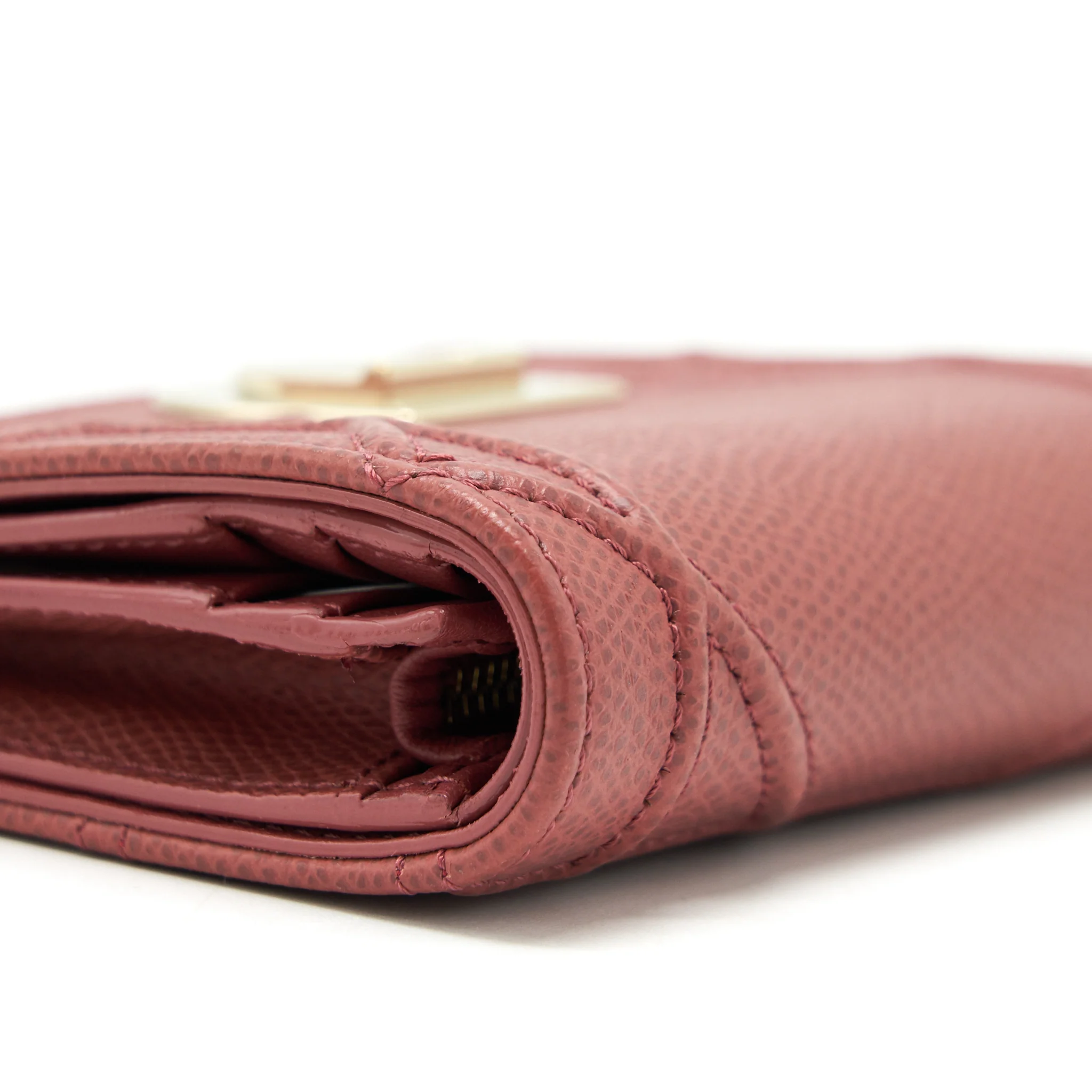 Dior Diorama Small Wallet Dark pink LGHW - Image 7