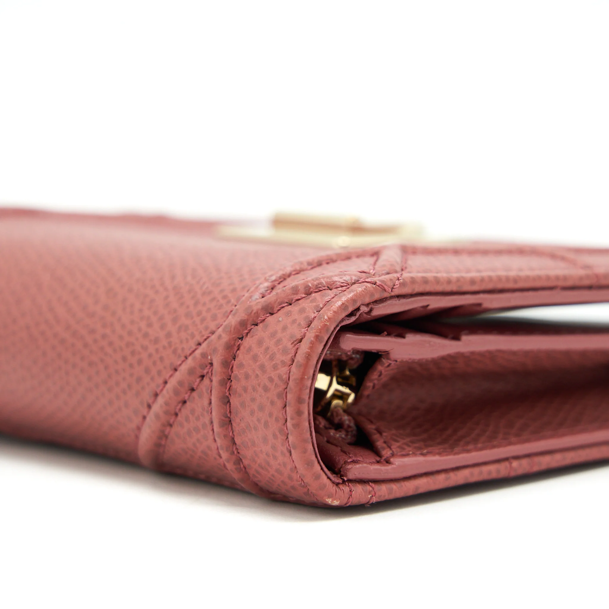 Dior Diorama Small Wallet Dark pink LGHW - Image 8