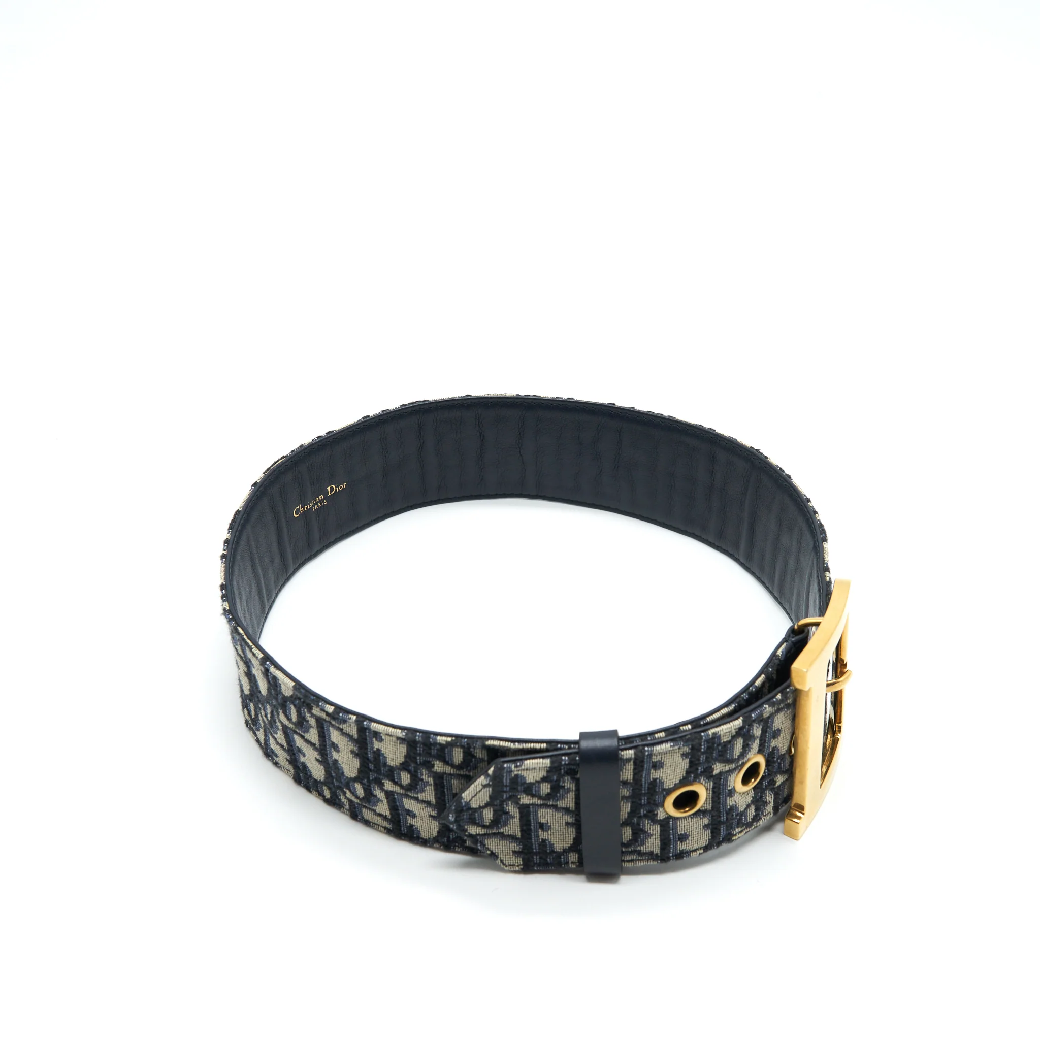 Dior Size 70 Diorquake Belt Blue Oblique - Image 3