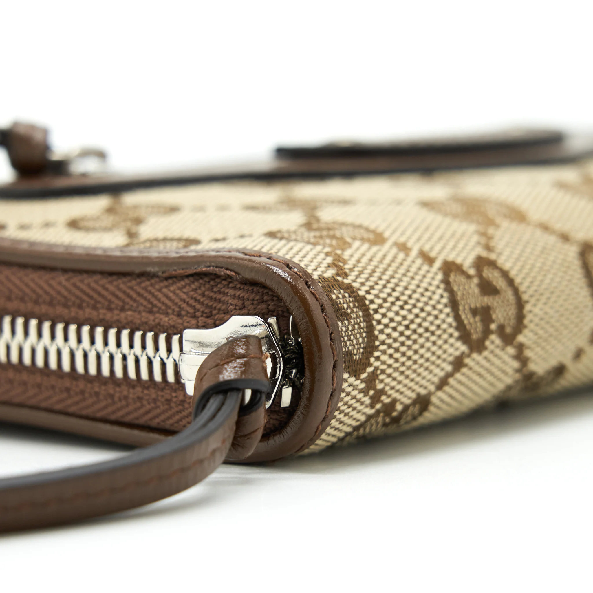 Gucci x Balenciaga Brown 2021 Classic Zip Long Wallet SHW - Image 4