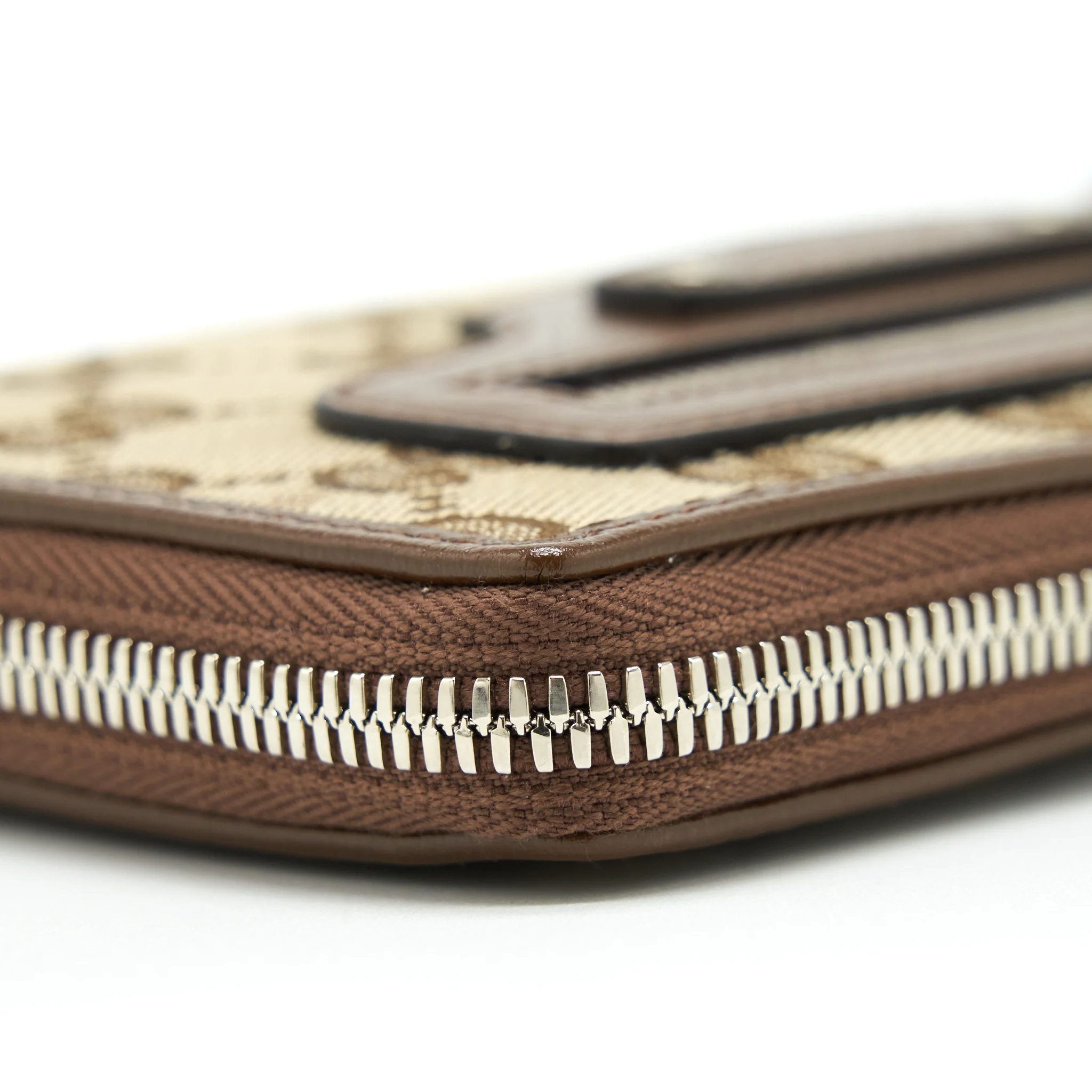 Gucci x Balenciaga Brown 2021 Classic Zip Long Wallet SHW - Image 6