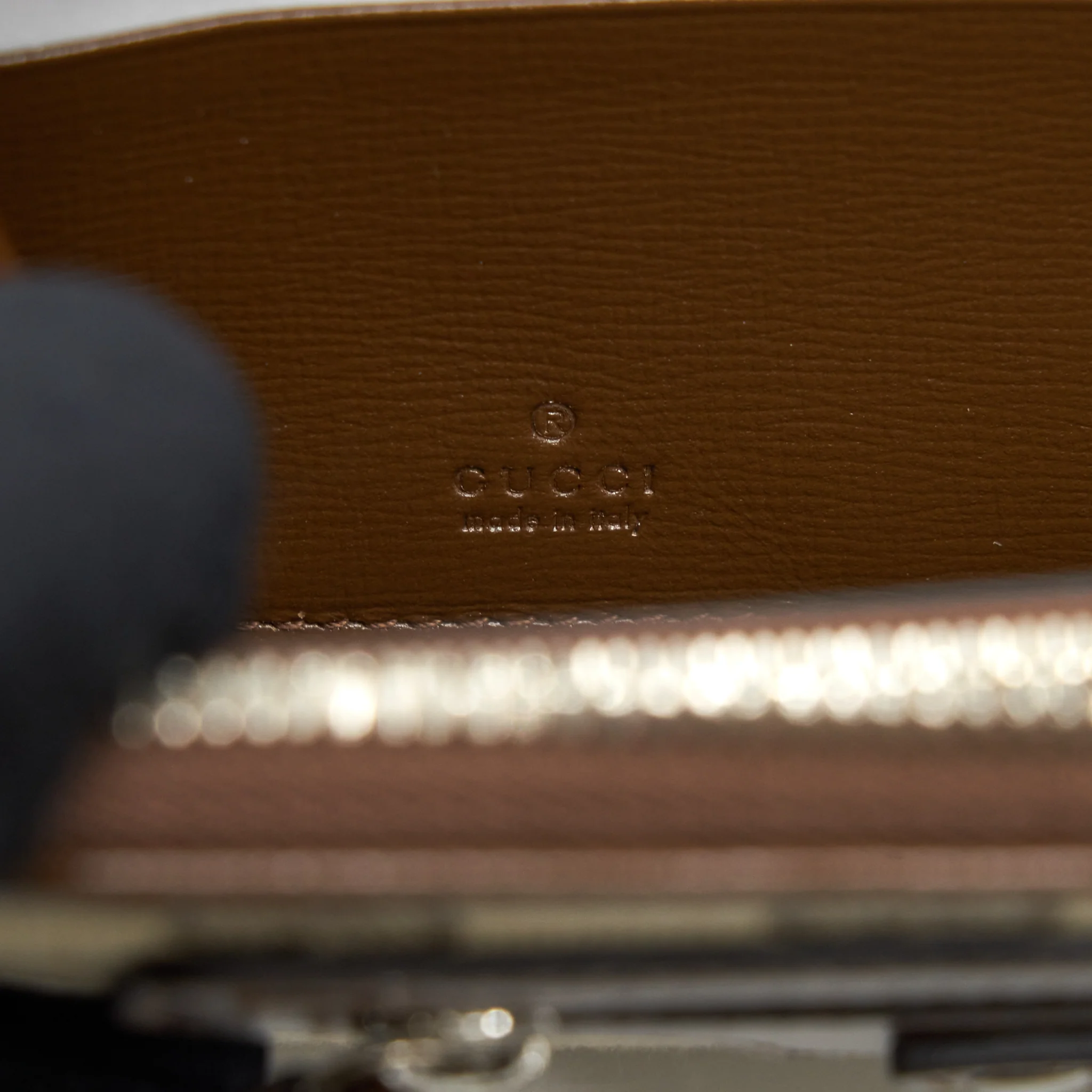 Gucci x Balenciaga Brown 2021 Classic Zip Long Wallet SHW - Image 8