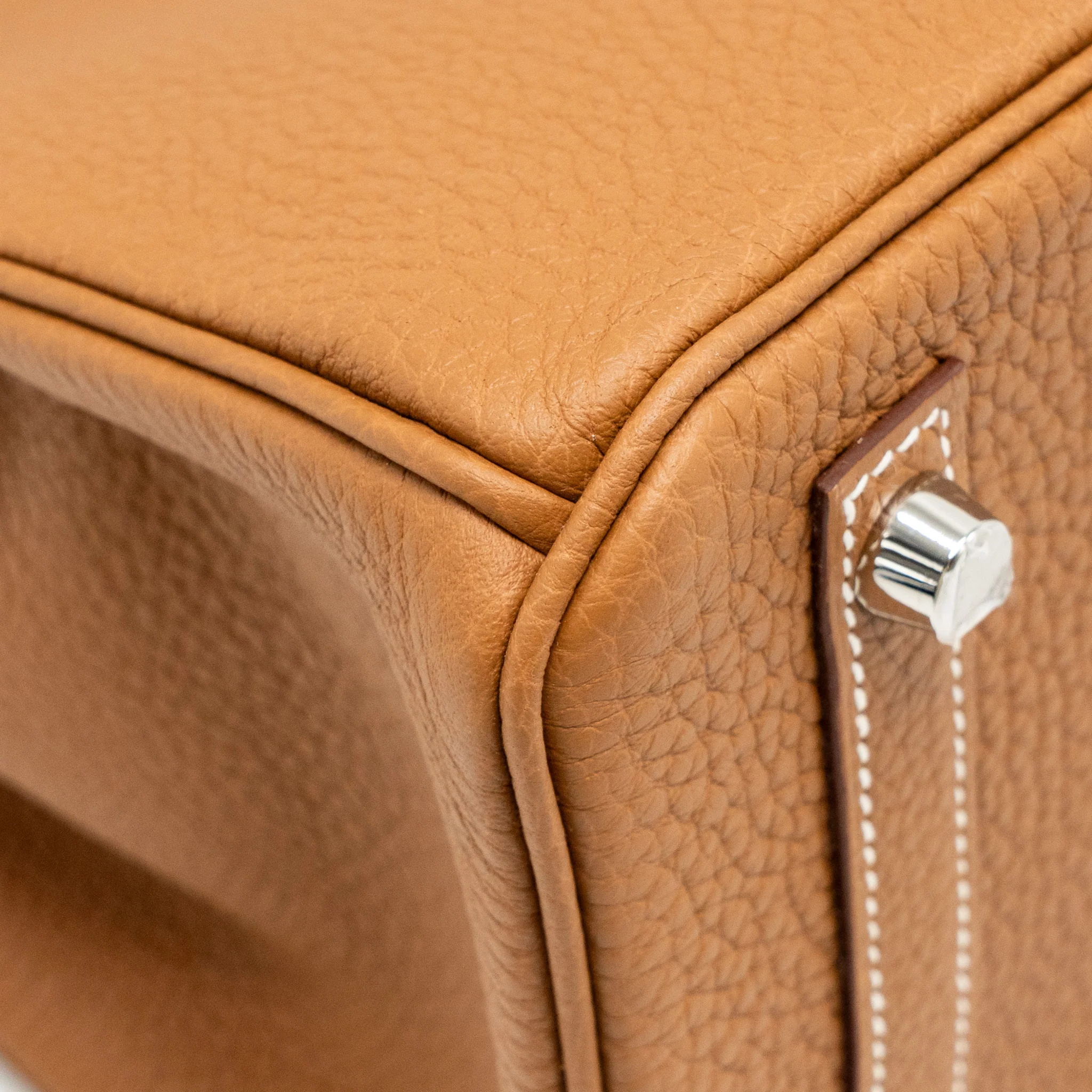 Hermes Birkin 30 Togo Gold SHW Stamp U - Image 10