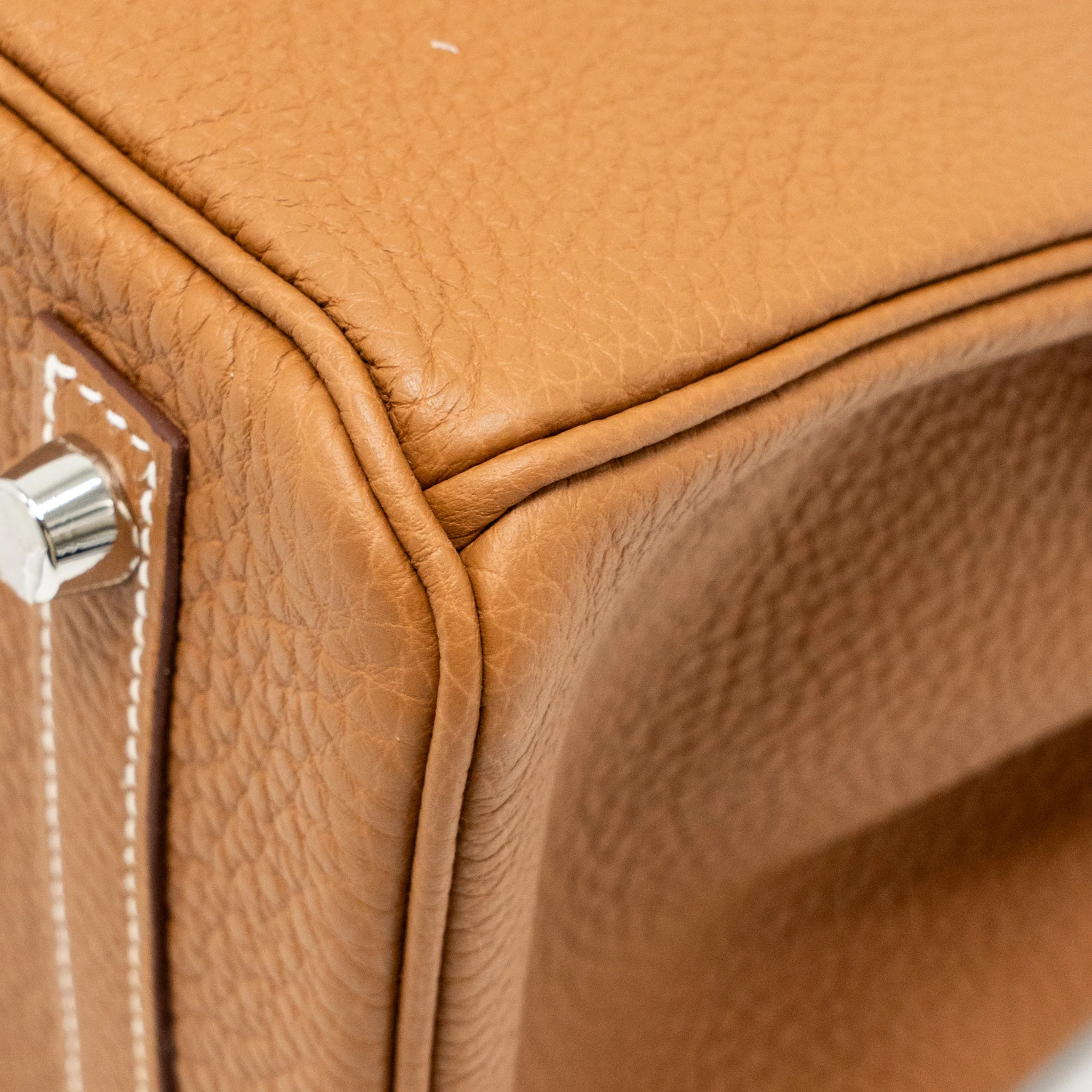 Hermes Birkin 30 Togo Gold SHW Stamp U - Image 11