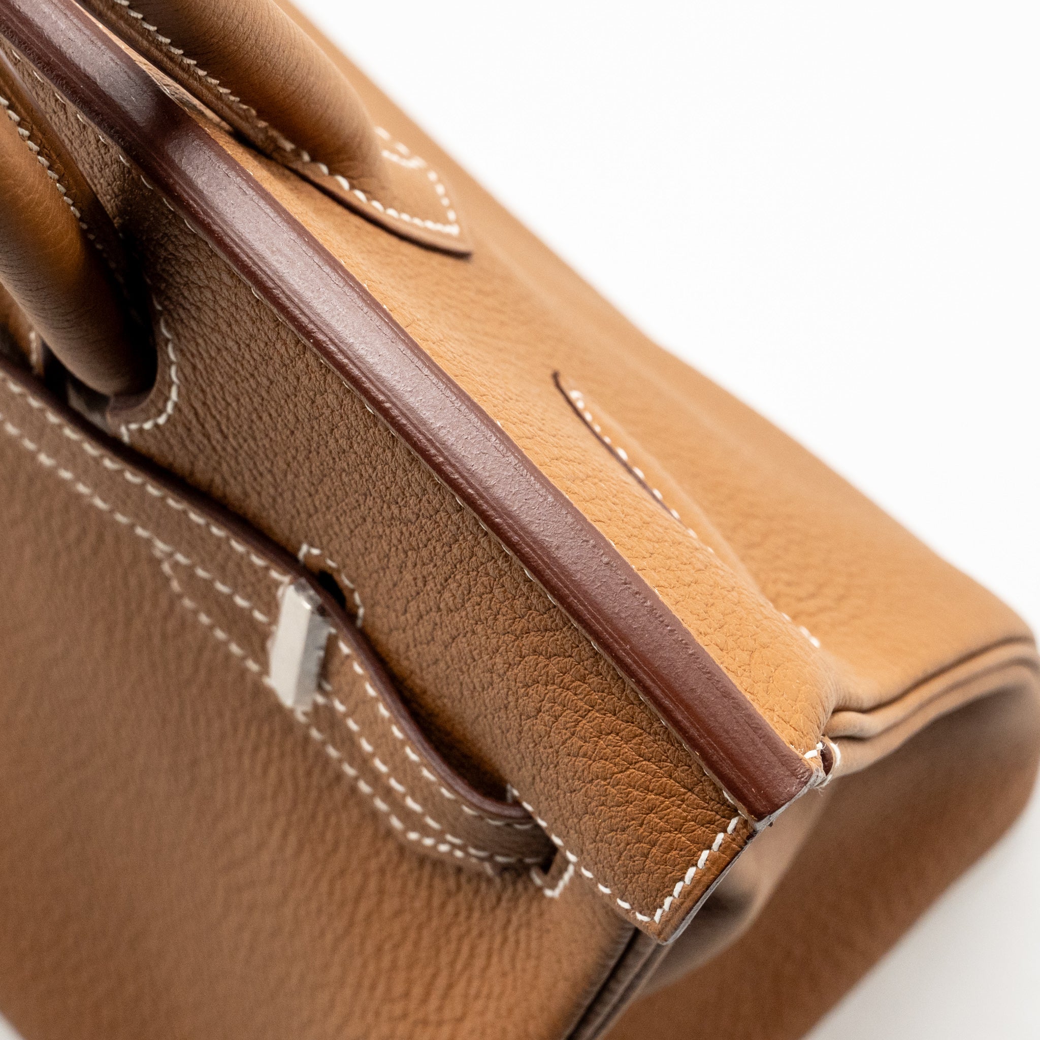 Hermes Birkin 30 Togo Gold SHW Stamp U - Image 12