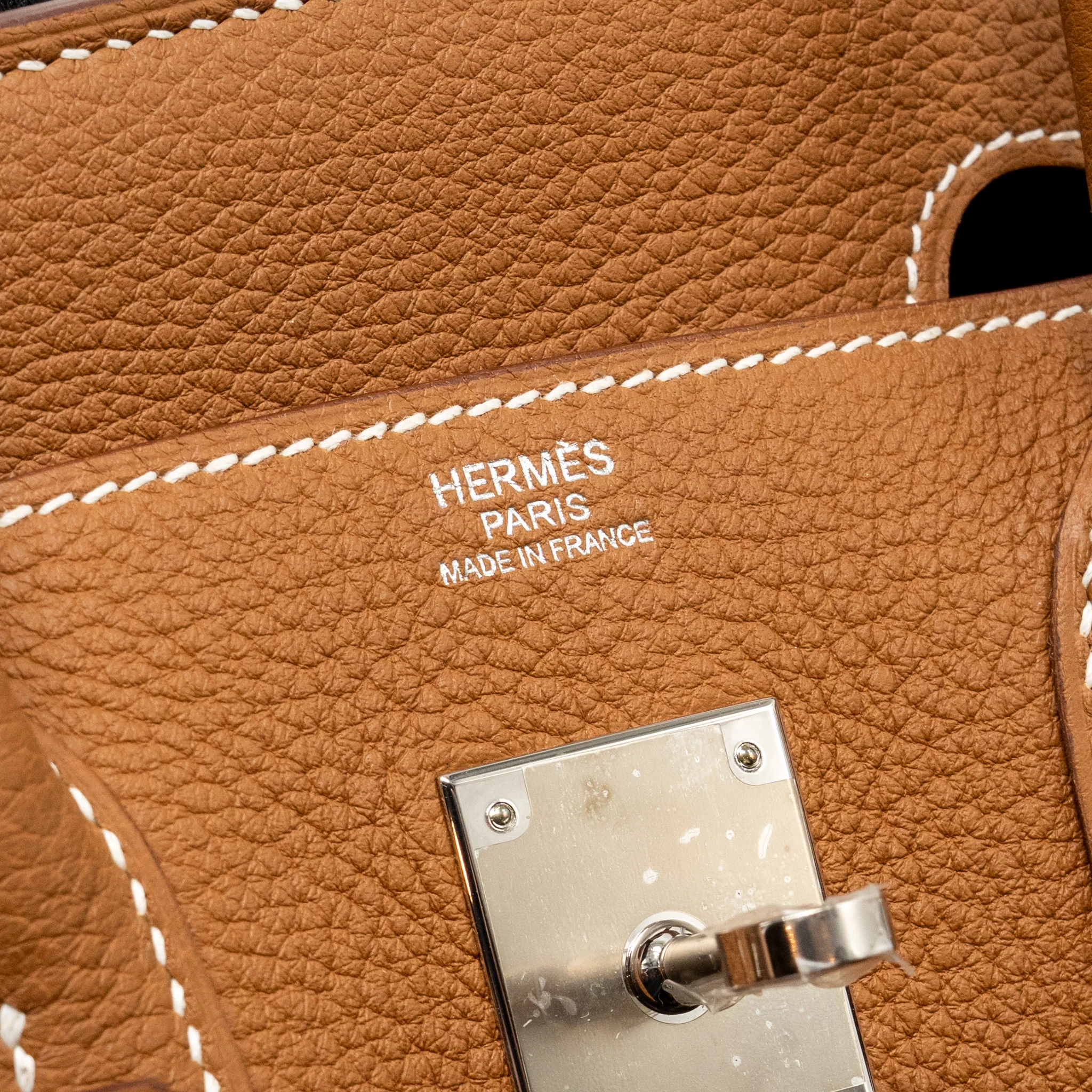 Hermes Birkin 30 Togo Gold SHW Stamp U - Image 16