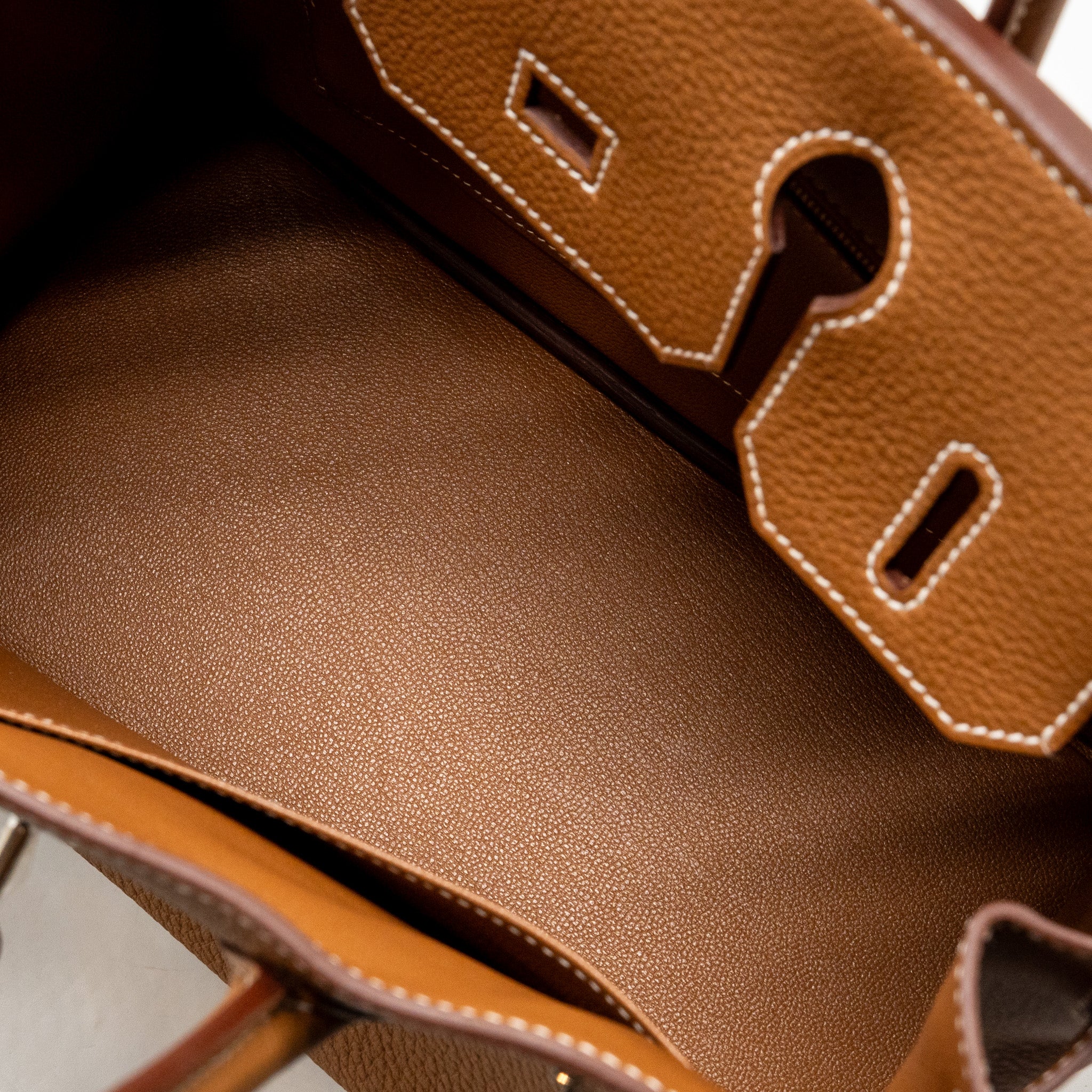 Hermes Birkin 30 Togo Gold SHW Stamp U - Image 17