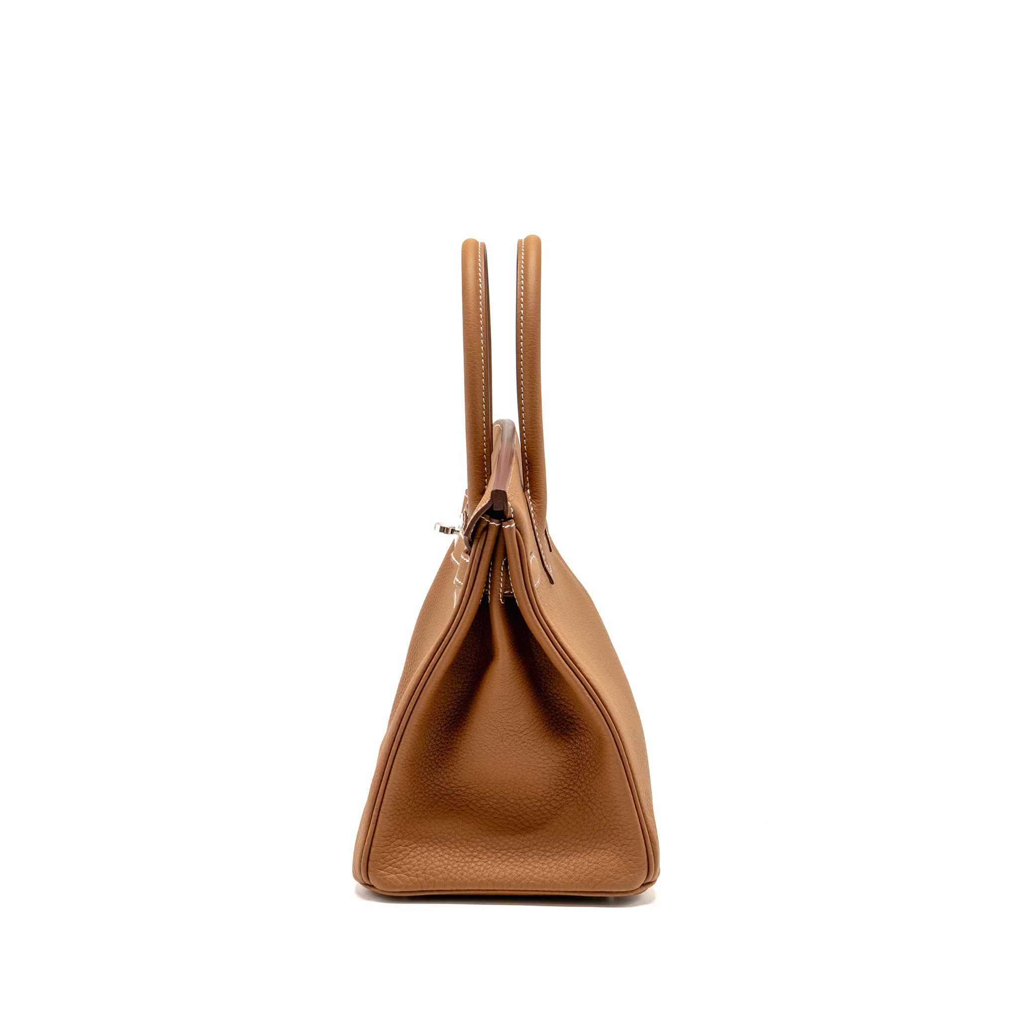 Hermes Birkin 30 Togo Gold SHW Stamp U - Image 4