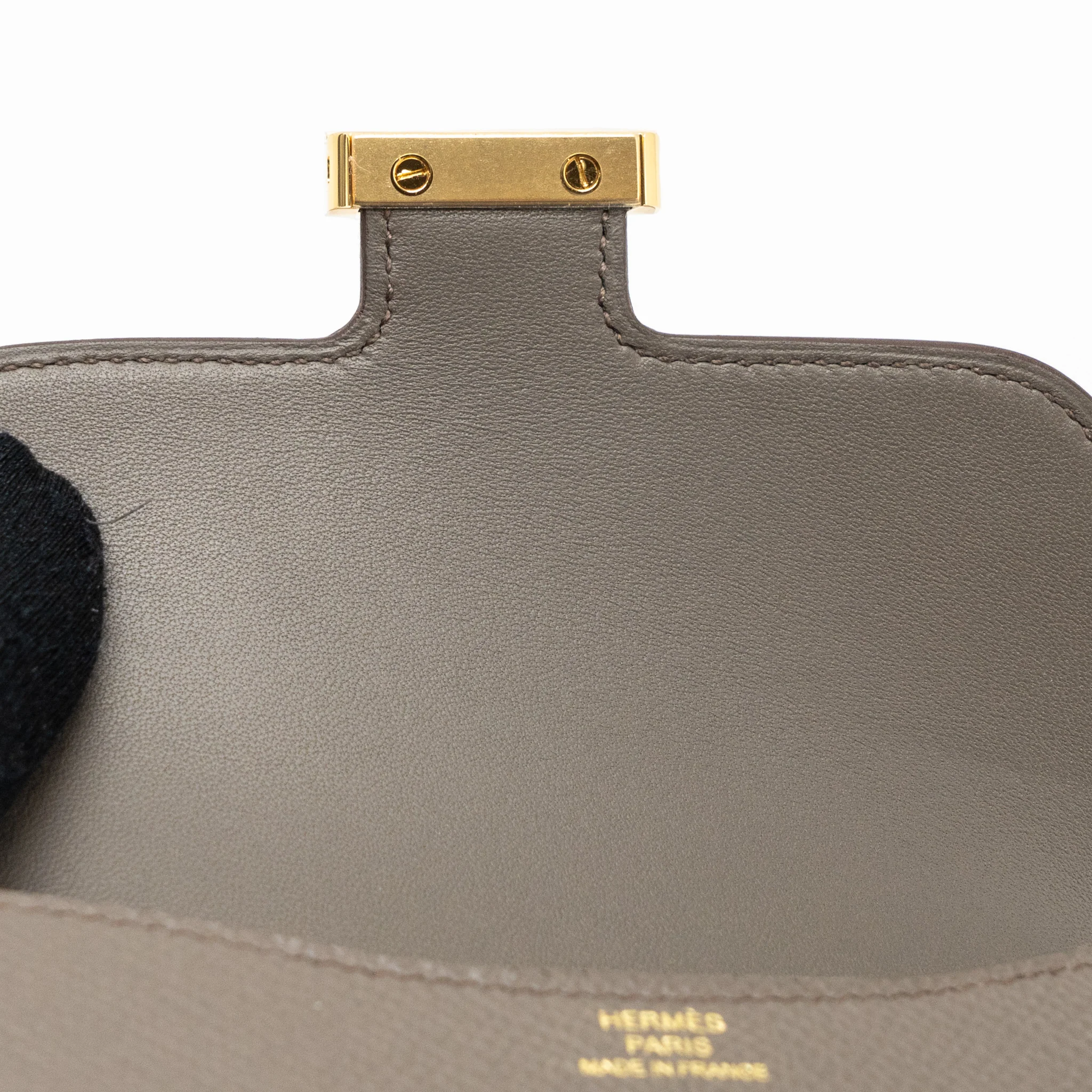 Hermes Constance Slim Epsom Gris Etain GHW Stamp Z - Image 12