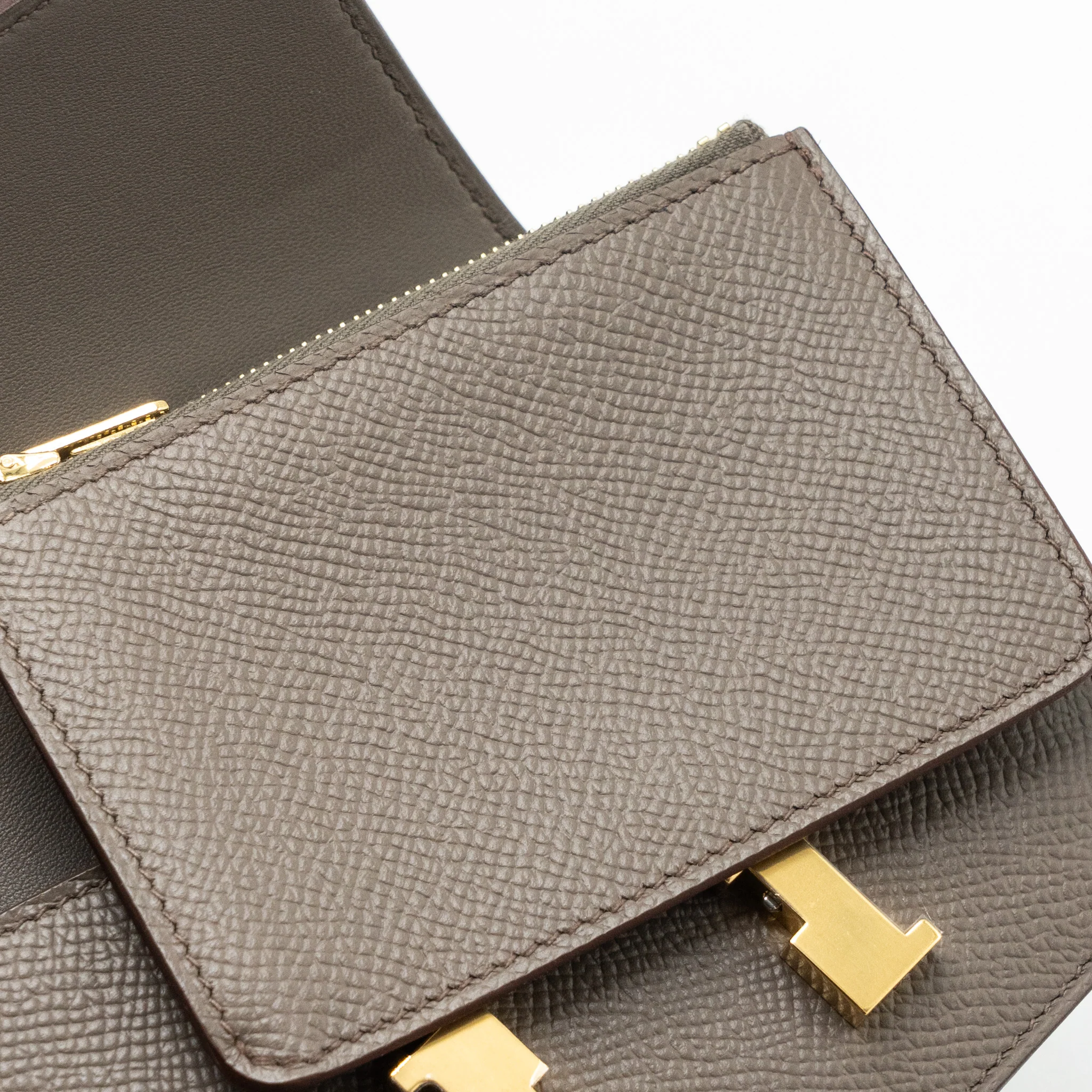 Hermes Constance Slim Epsom Gris Etain GHW Stamp Z - Image 13