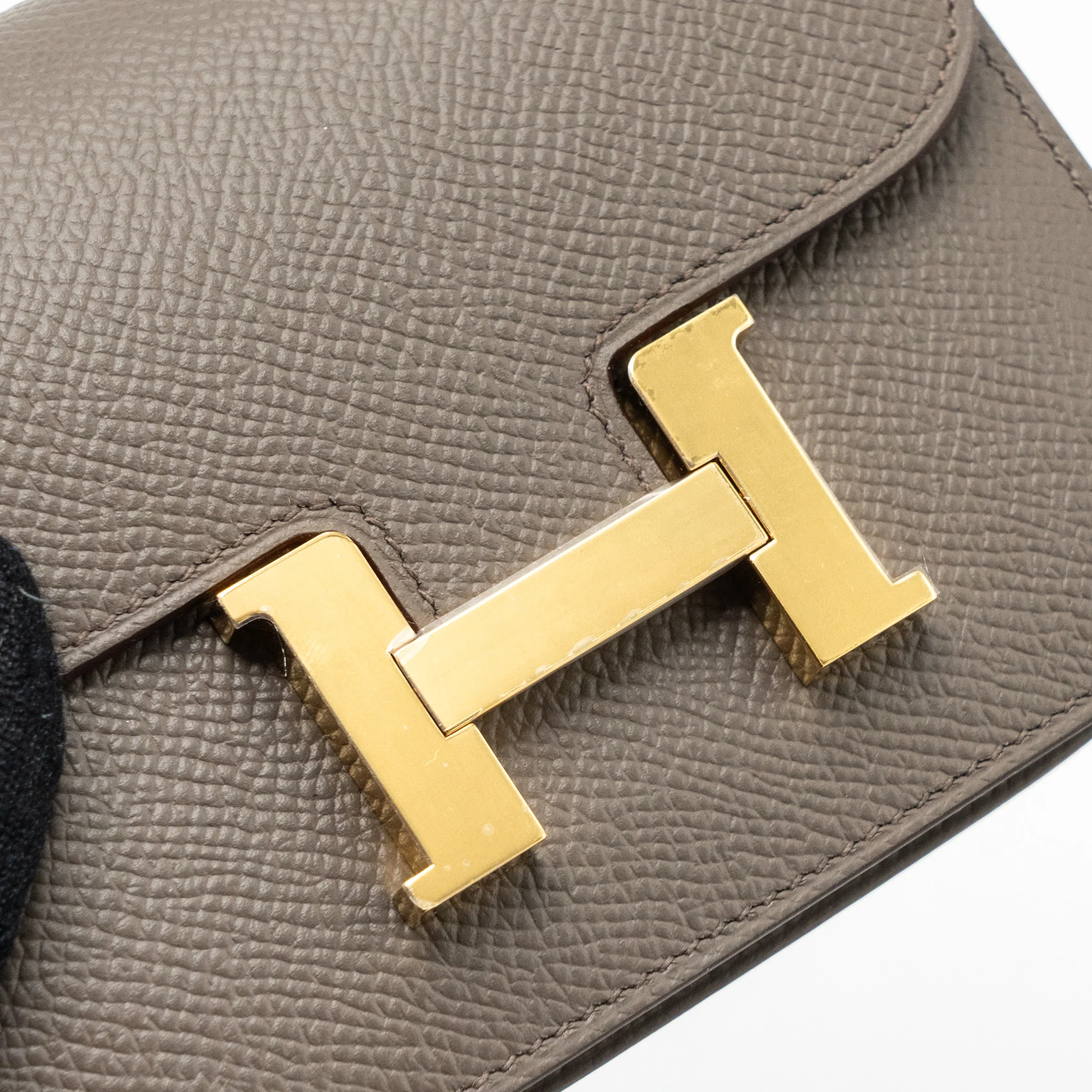 Hermes Constance Slim Epsom Gris Etain GHW Stamp Z - Image 9