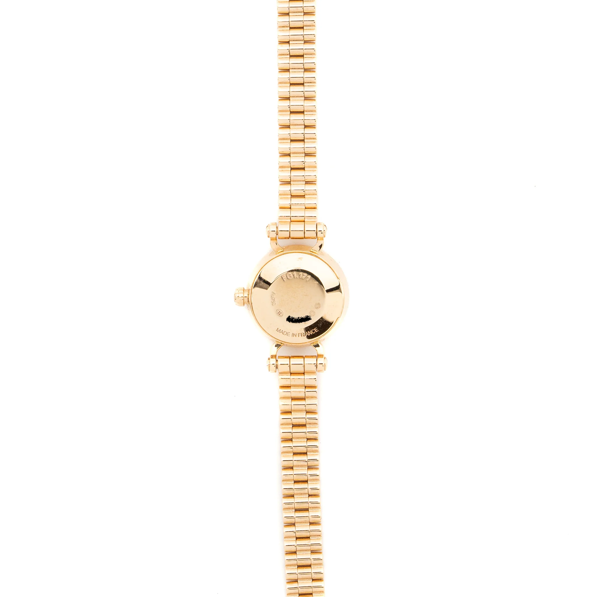 HERMES FAUBOURG QUARTZ WATCH  MINI MODEL 15MM ROSE GOLD DIAMONDS - Image 3