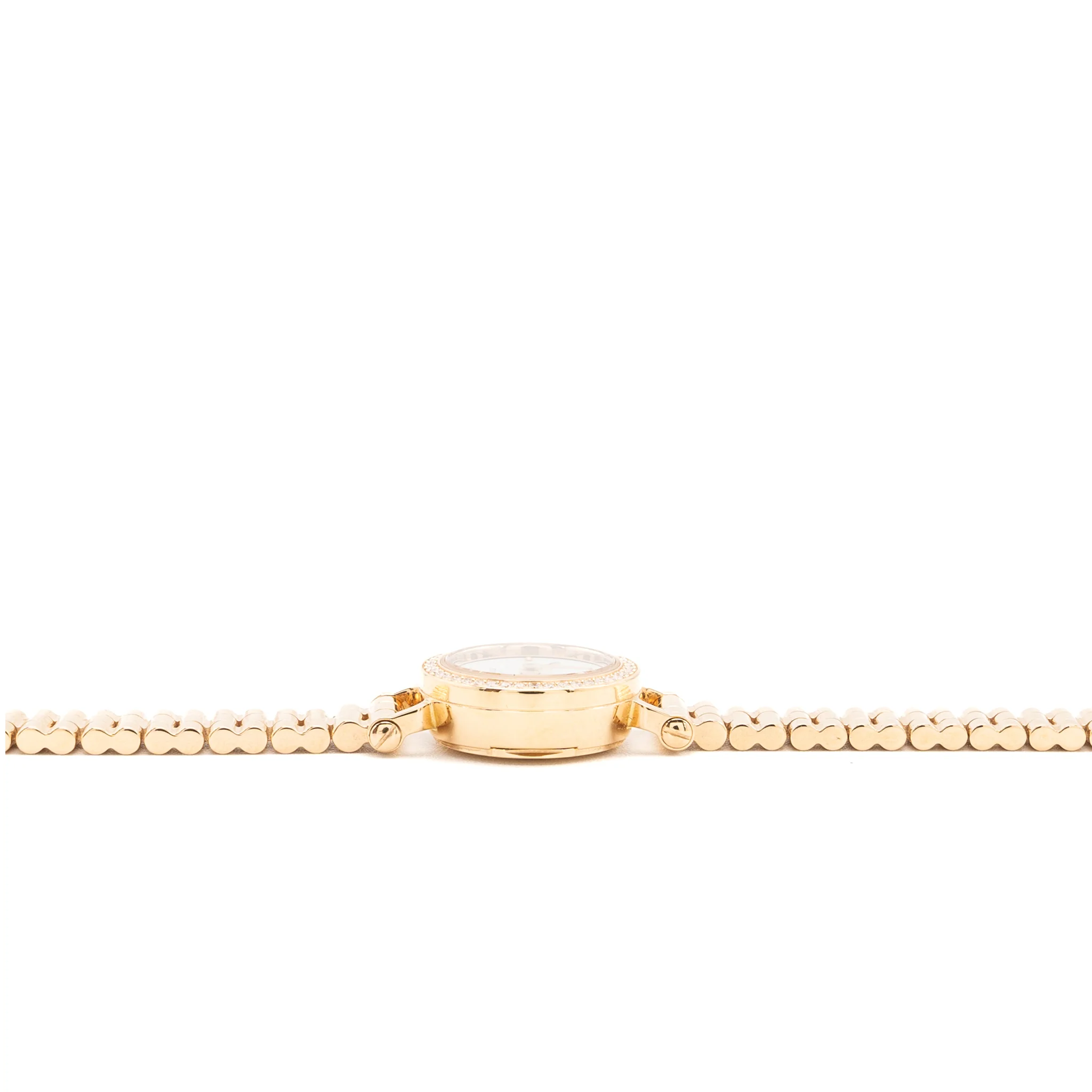 HERMES FAUBOURG QUARTZ WATCH  MINI MODEL 15MM ROSE GOLD DIAMONDS - Image 4