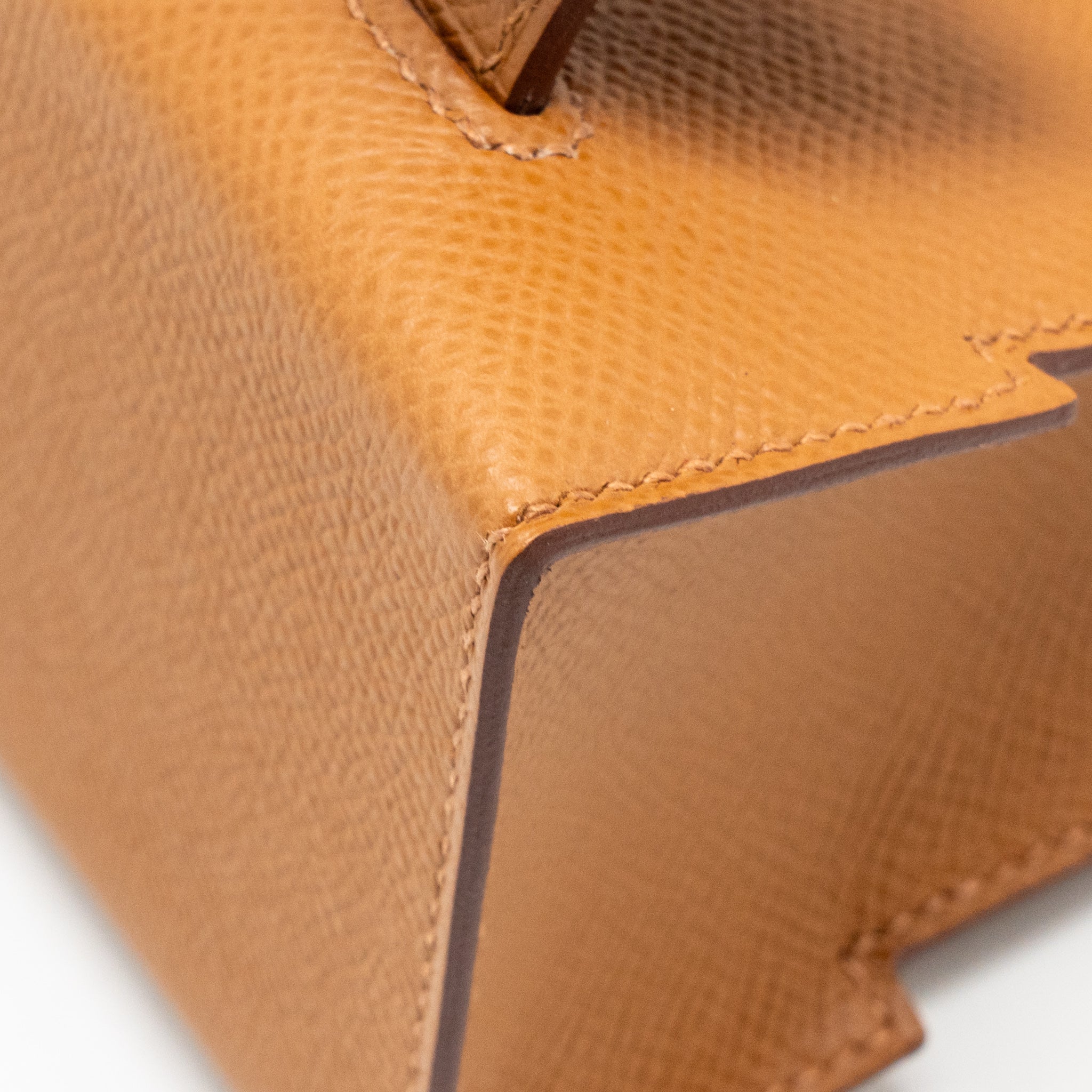 Hermes kellydole / kelly dole picto epsom gold / Zanzibar / orange field / Milton SHW stamp K - Image 11