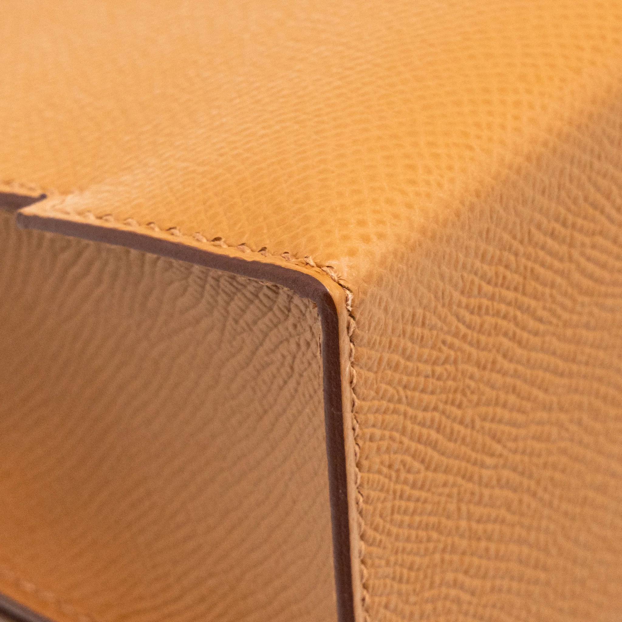 Hermes kellydole / kelly dole picto epsom gold / Zanzibar / orange field / Milton SHW stamp K - Image 12