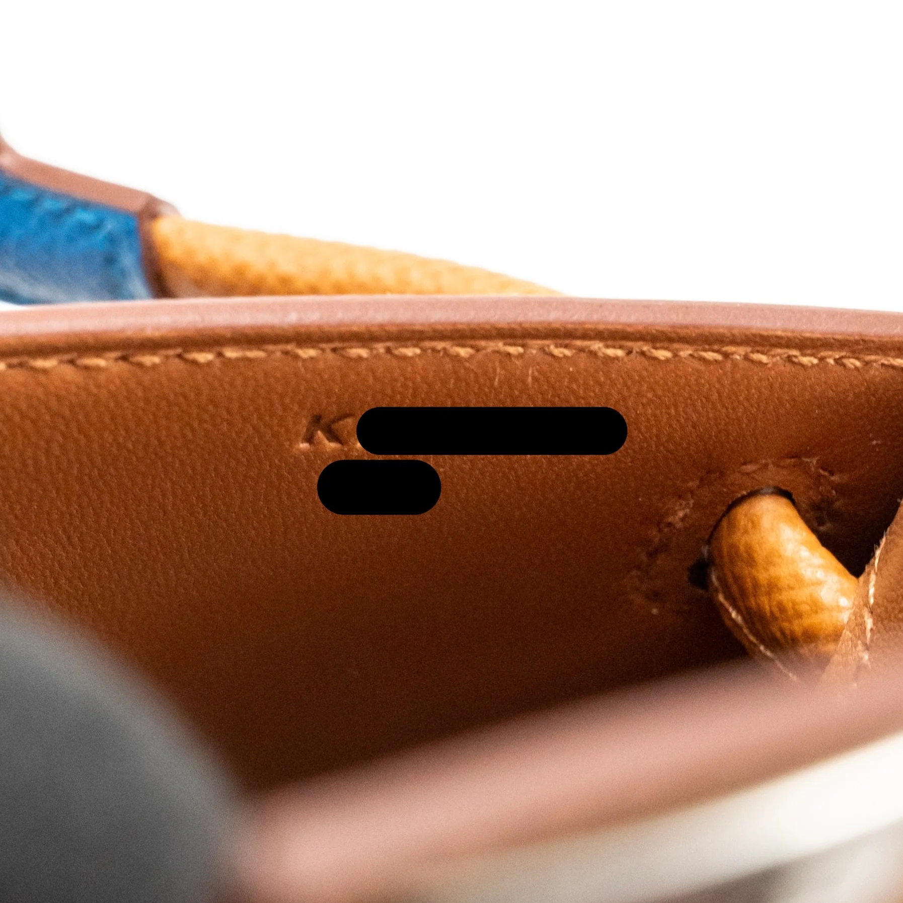 Hermes kellydole / kelly dole picto epsom gold / Zanzibar / orange field / Milton SHW stamp K - Image 21