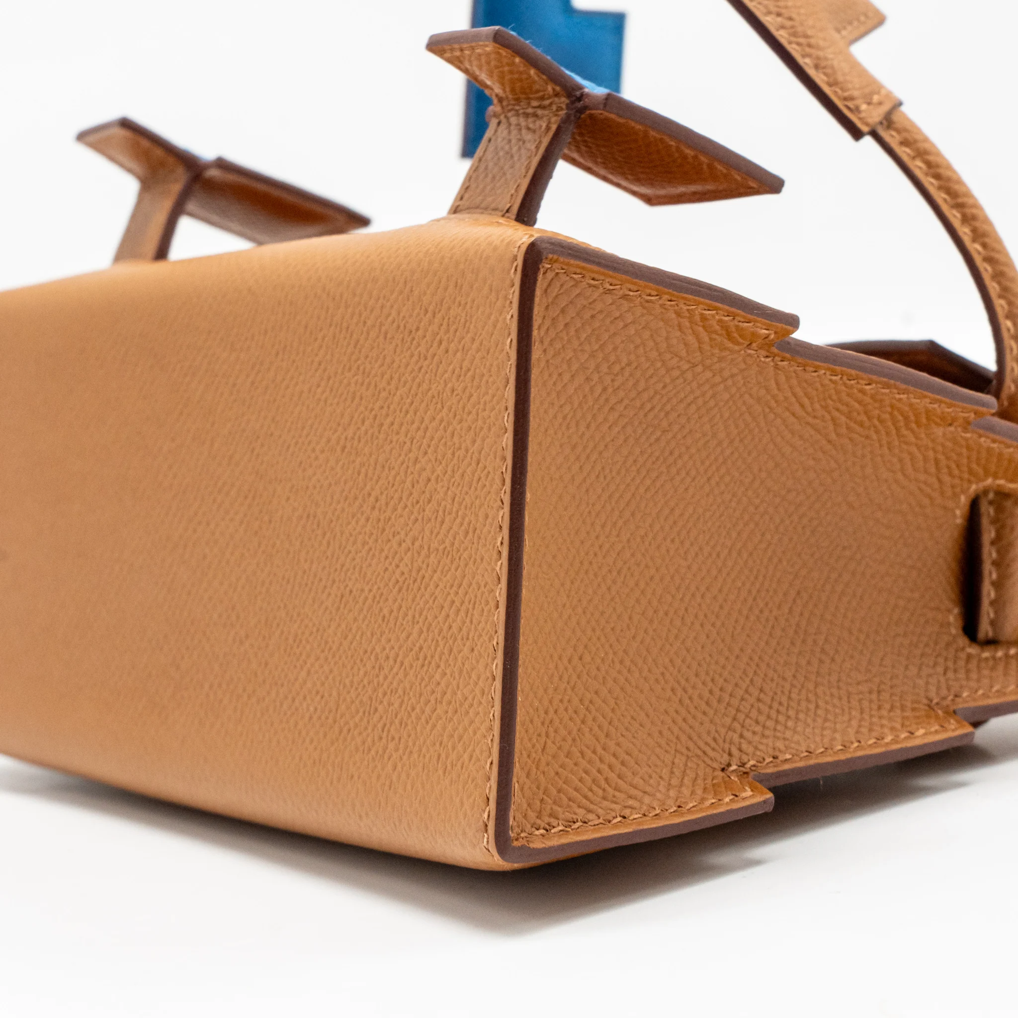 Hermes kellydole / kelly dole picto epsom gold / Zanzibar / orange field / Milton SHW stamp K - Image 9