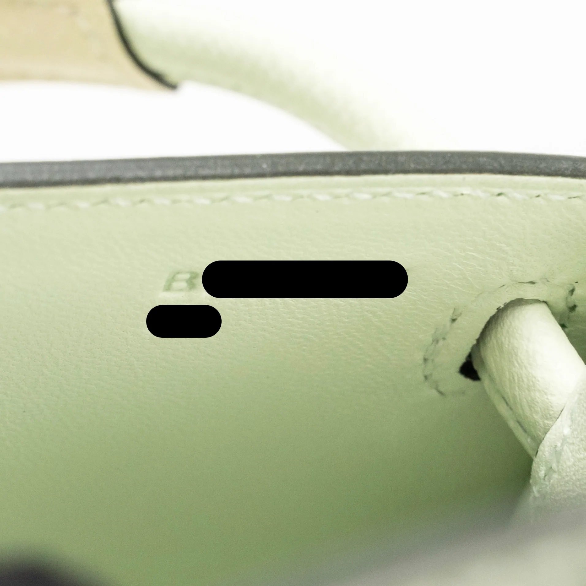 Hermes Kellydole / Kelly Dole picto epsom vert fizz/ nata/ rose Texas / vert jade SHW stamp B - Image 21