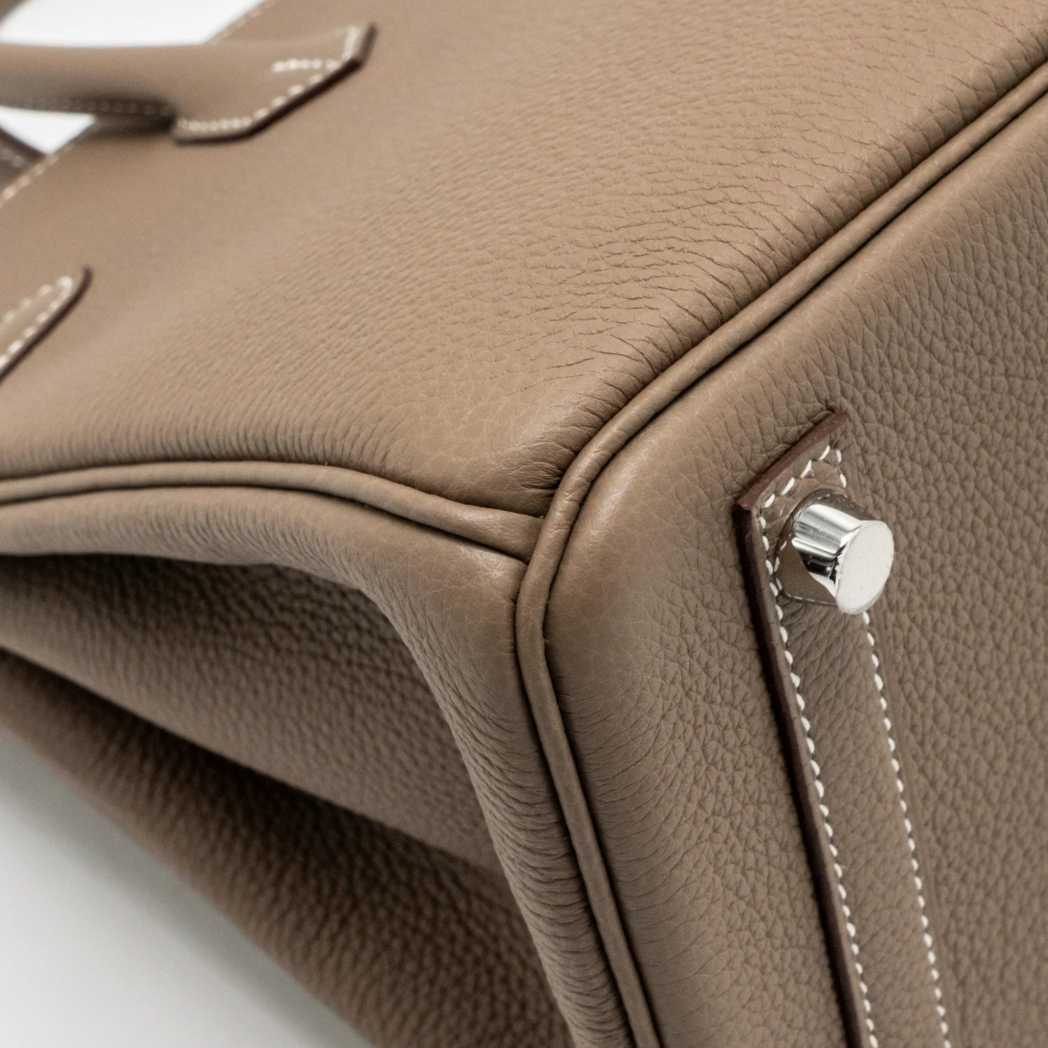 Hermes birkin 25 togo Etoupe SHW stamp K - Image 11