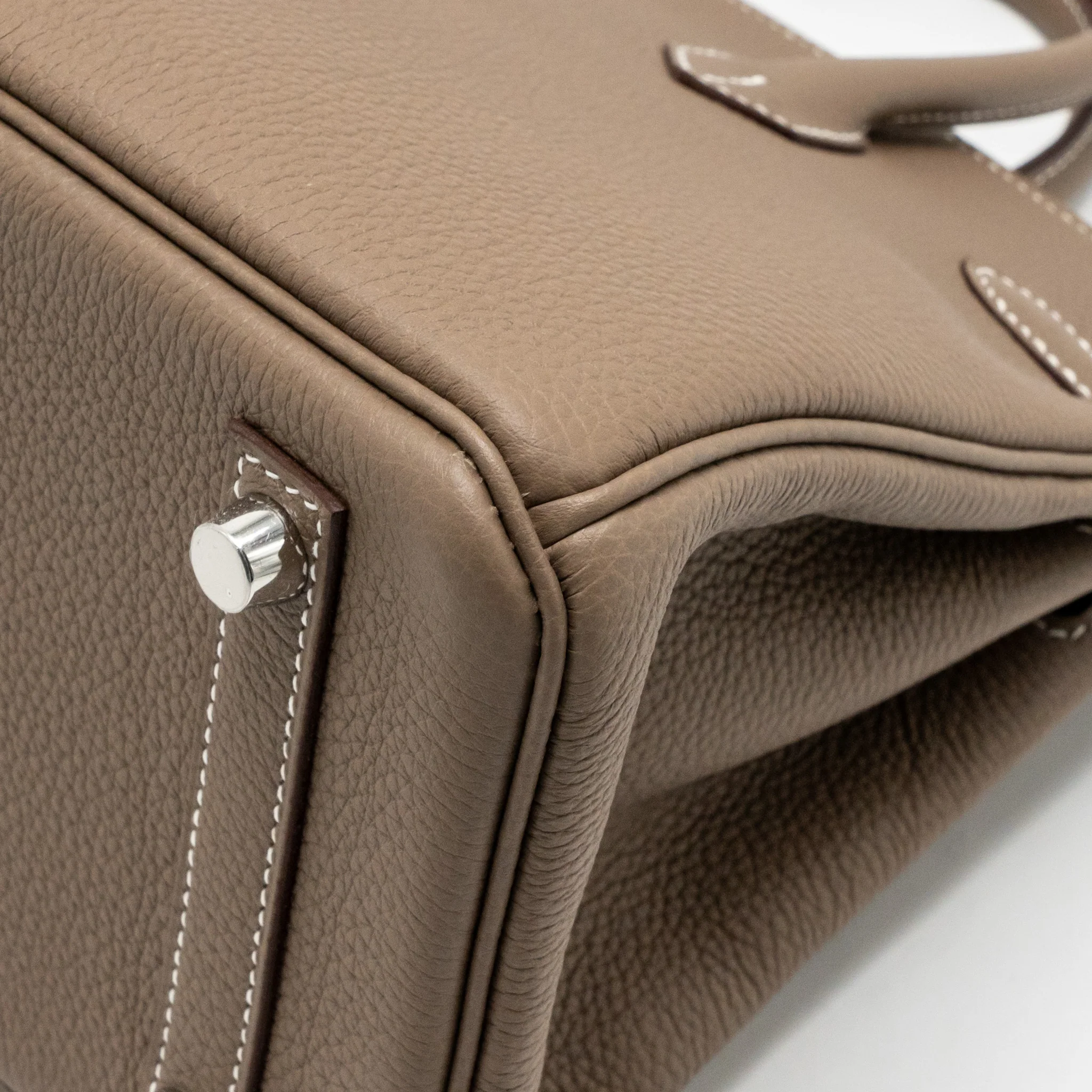 Hermes birkin 25 togo Etoupe SHW stamp K - Image 12