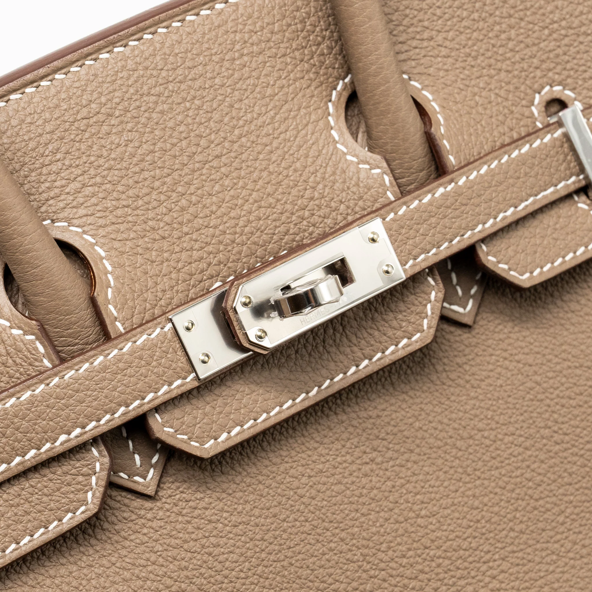 Hermes birkin 25 togo Etoupe SHW stamp K - Image 14