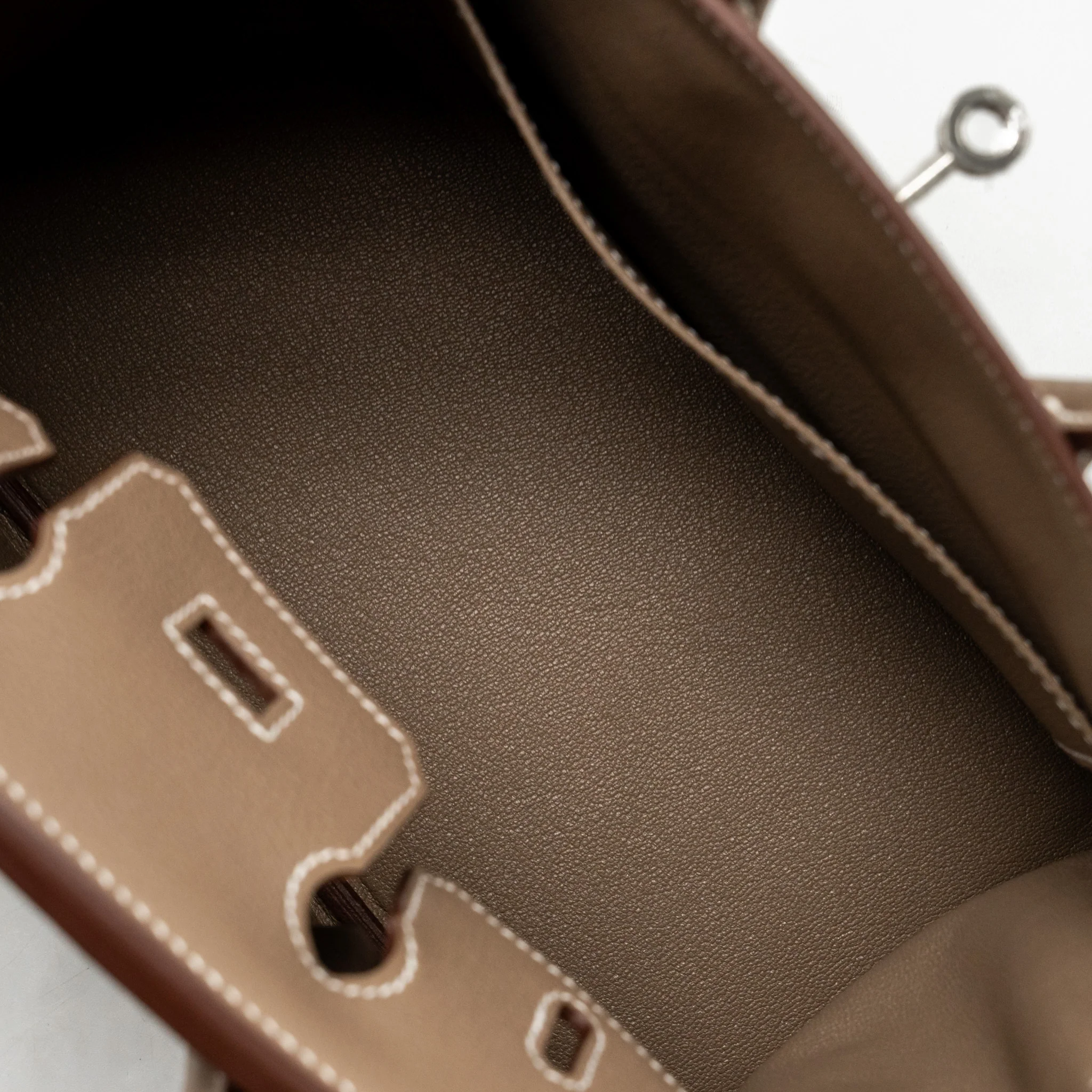 Hermes birkin 25 togo Etoupe SHW stamp K - Image 16