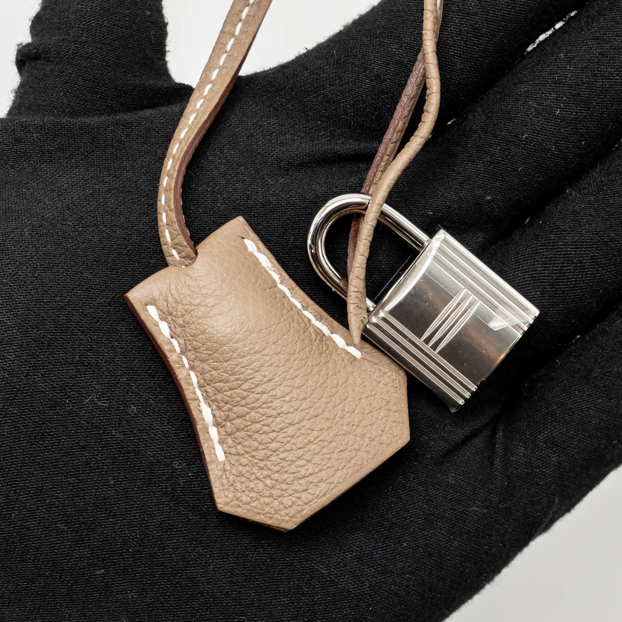 Hermes birkin 25 togo Etoupe SHW stamp K - Image 18