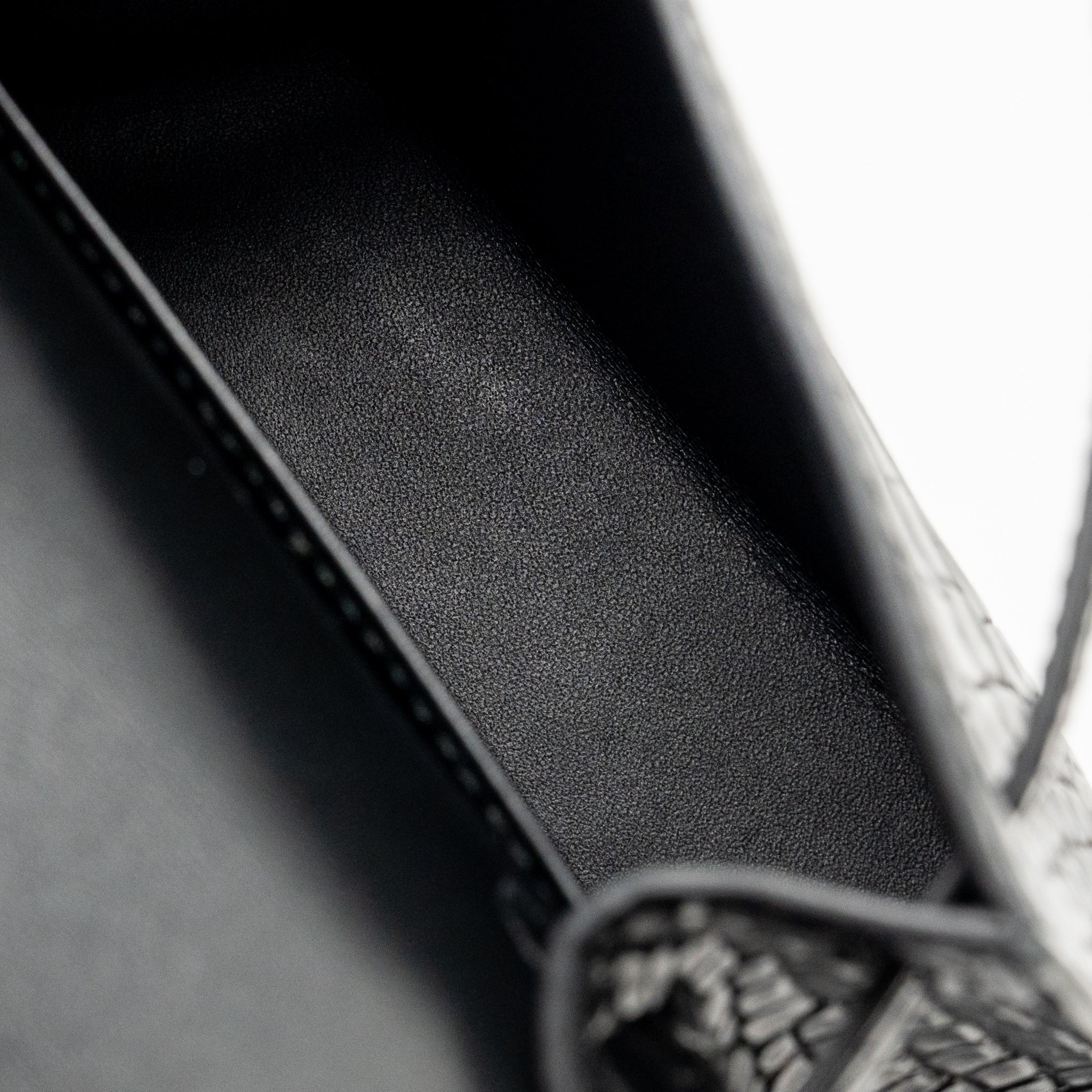 Hermes Mini Kelly II alligator misssissippiensis Matt black SHW stamp K - Image 17