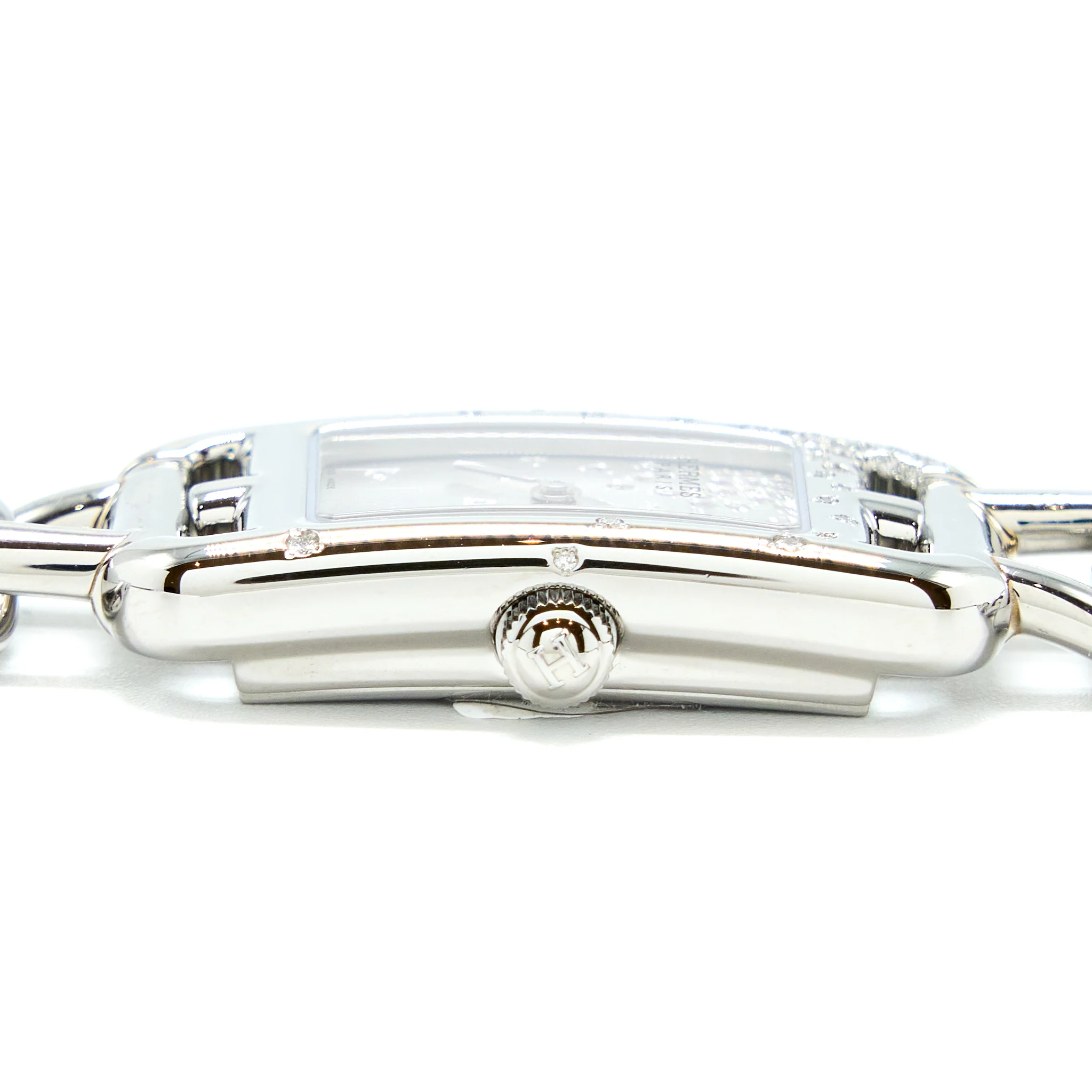 Hermes Nantucket Watch With Diamonds, Small Model, 29mm - Image 5