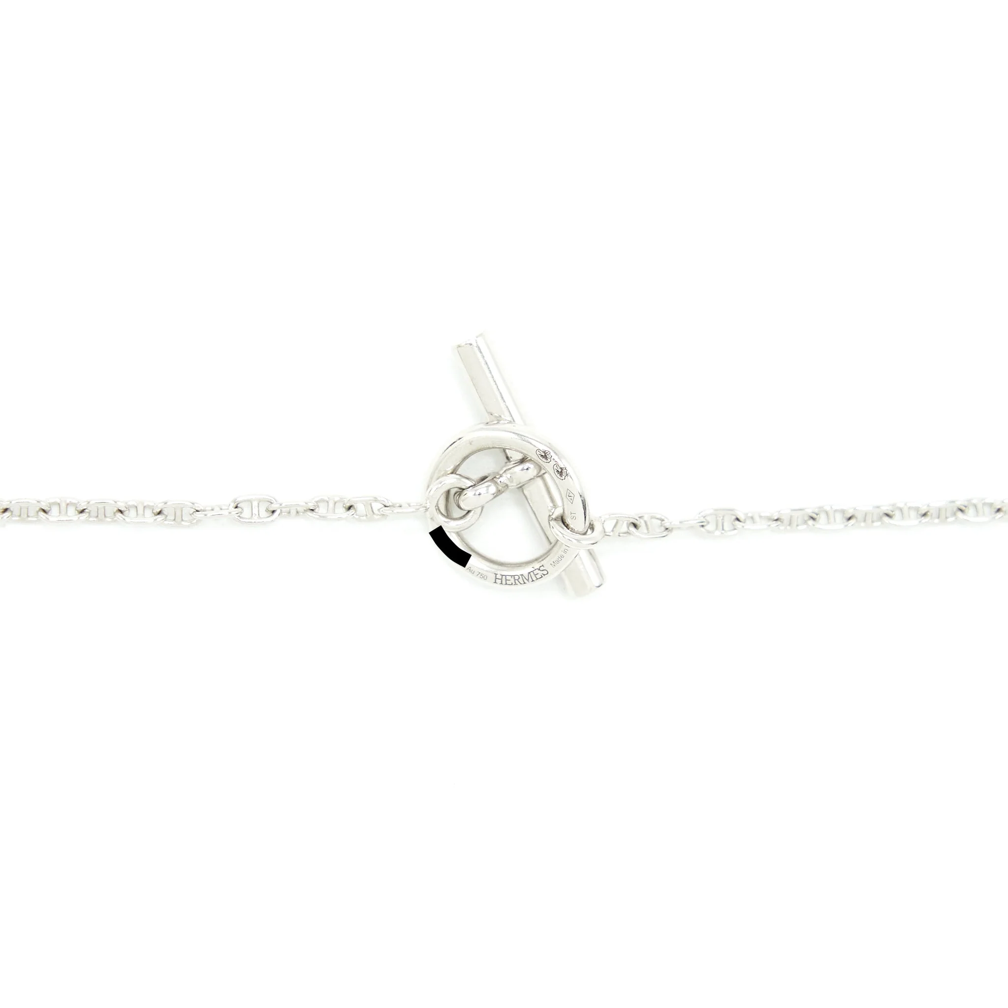 Hermes New Farandole Pendant, Small Model White Gold With Diamonds - Image 3