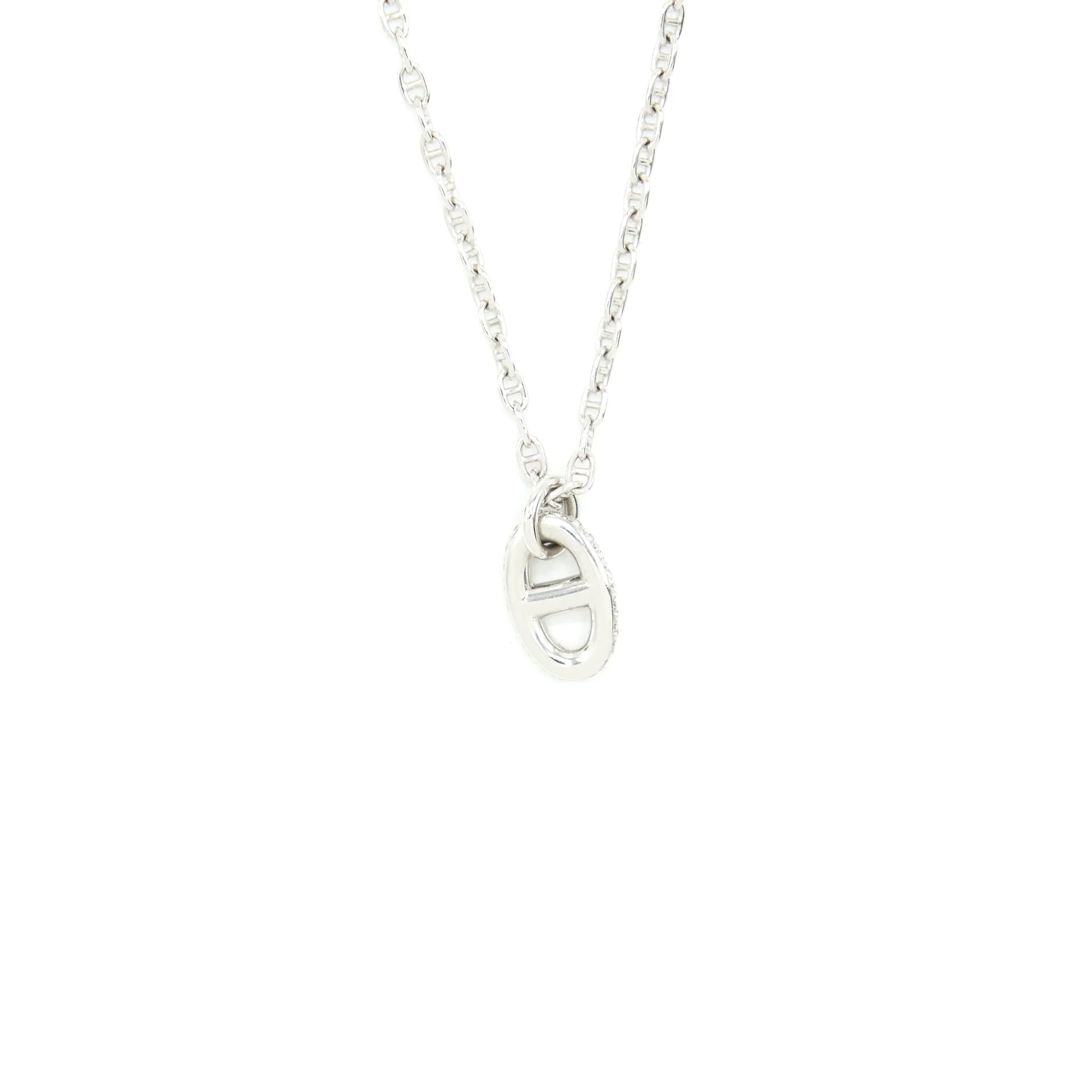 Hermes New Farandole Pendant, Small Model White Gold With Diamonds - Image 4