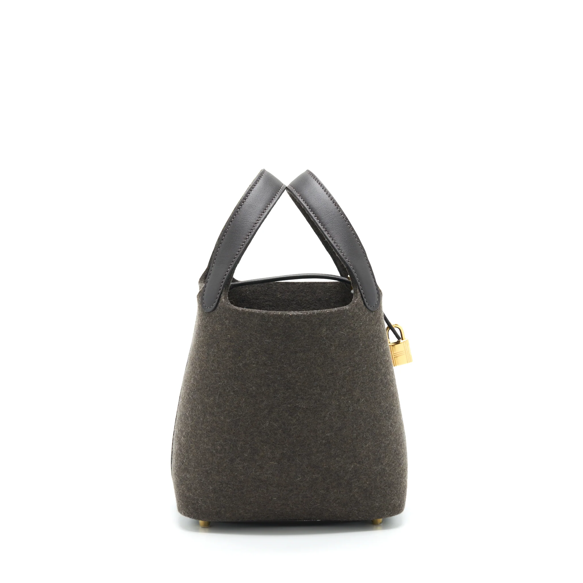 Hermes Picotin 18 Felt Lock Bag Ebene GHW Stamp Y - Image 3