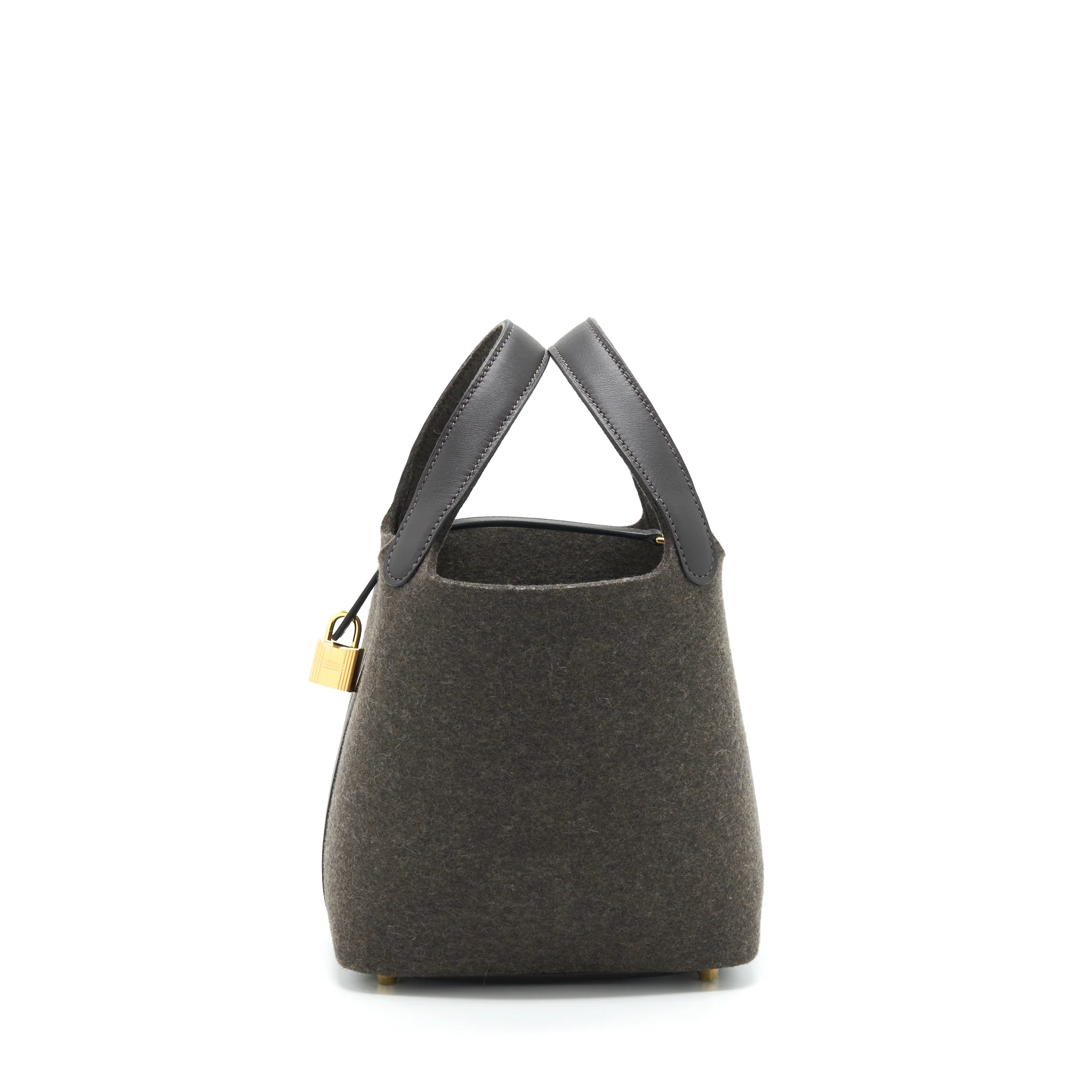 Hermes Picotin 18 Felt Lock Bag Ebene GHW Stamp Y - Image 4